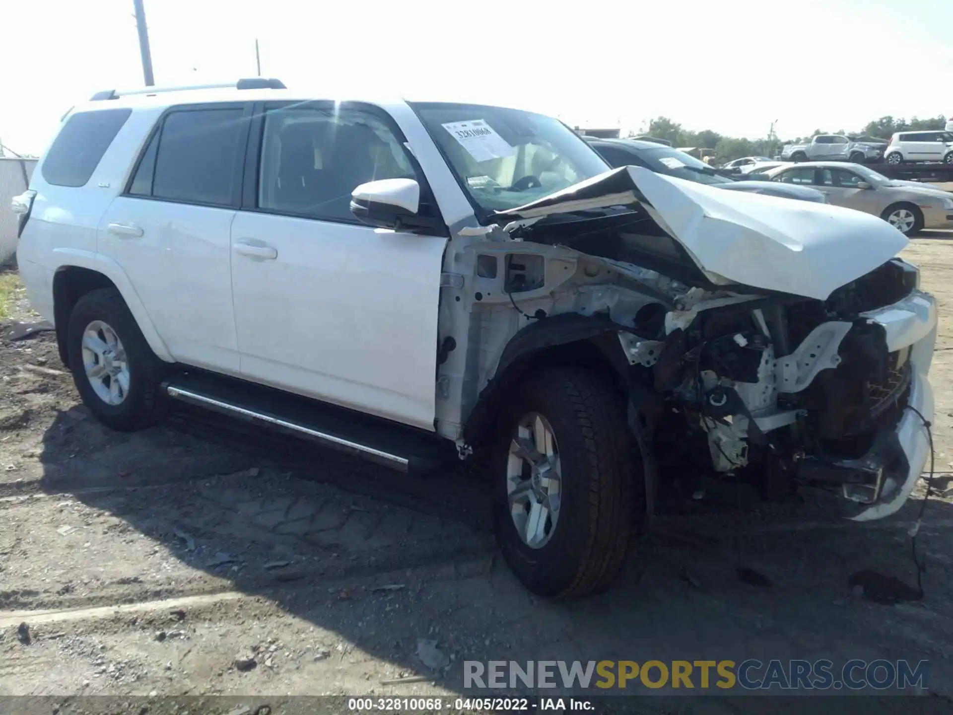 1 Photograph of a damaged car JTEFU5JR7M5236612 TOYOTA 4RUNNER 2021