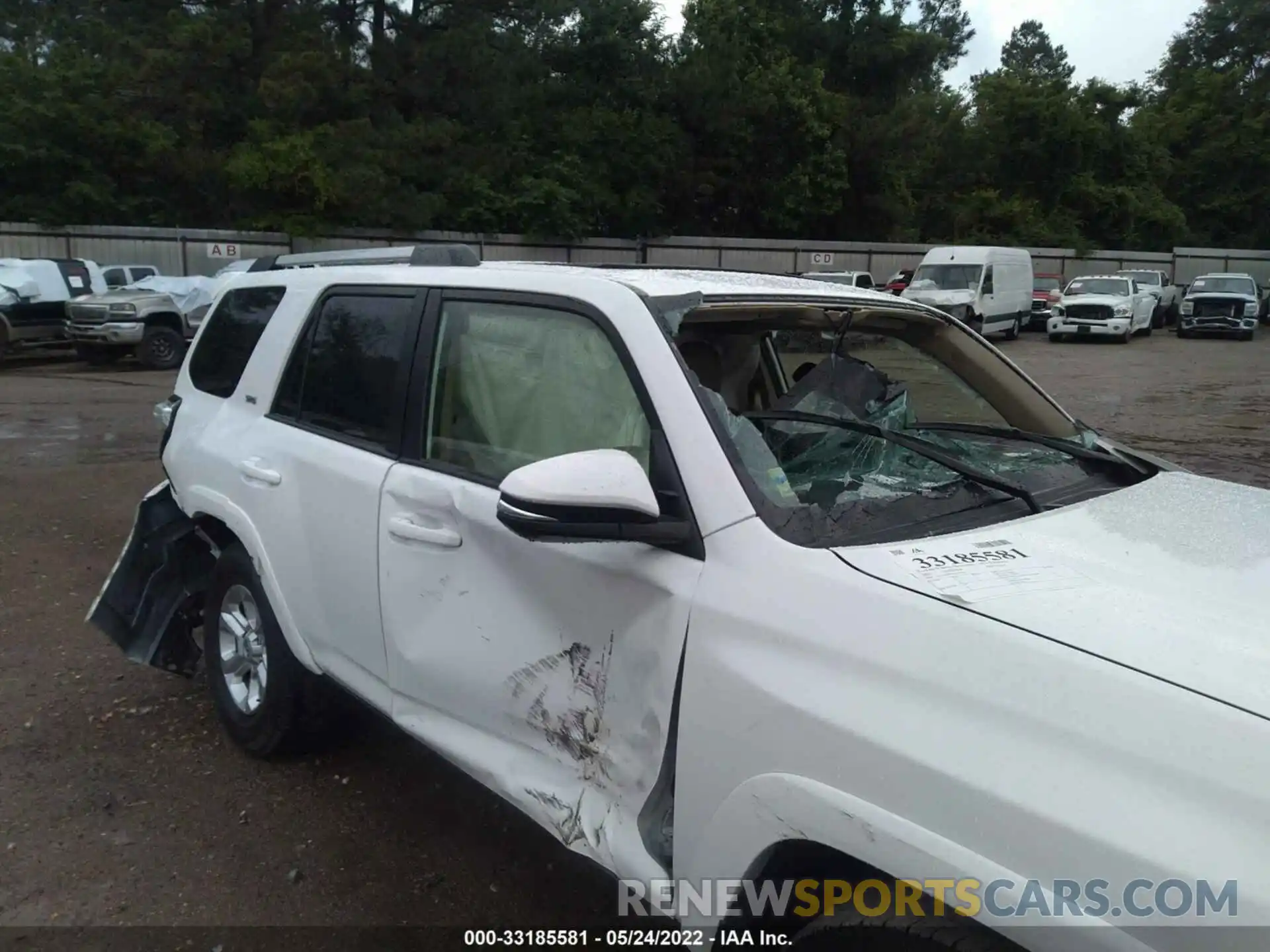 6 Photograph of a damaged car JTEFU5JR7M5242247 TOYOTA 4RUNNER 2021