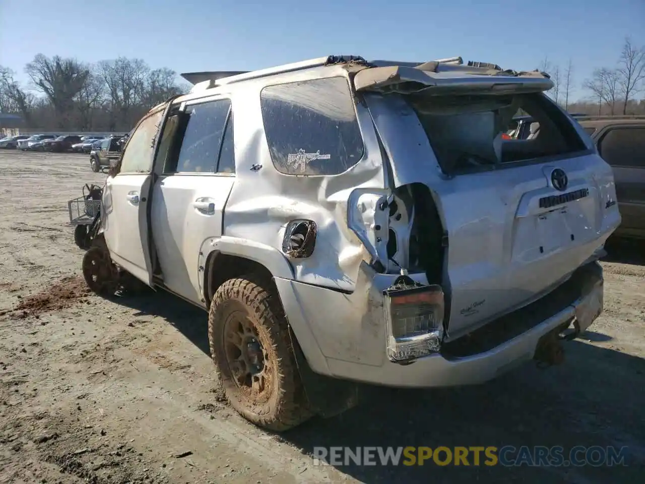 3 Photograph of a damaged car JTEFU5JR8M5239826 TOYOTA 4RUNNER 2021