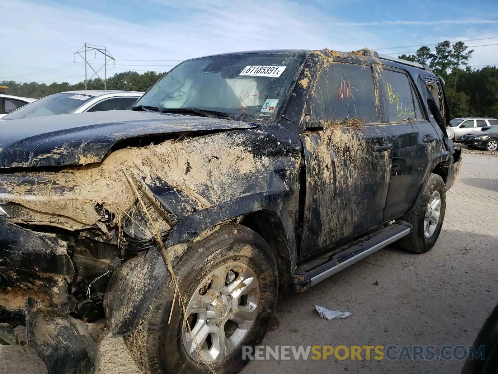 9 Photograph of a damaged car JTEFU5JR8M5242290 TOYOTA 4RUNNER 2021