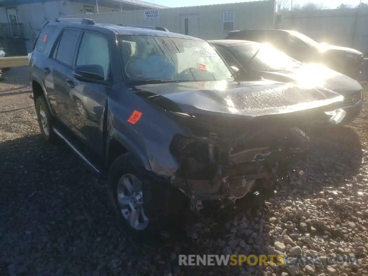 1 Photograph of a damaged car JTEFU5JR8M5243309 TOYOTA 4RUNNER 2021