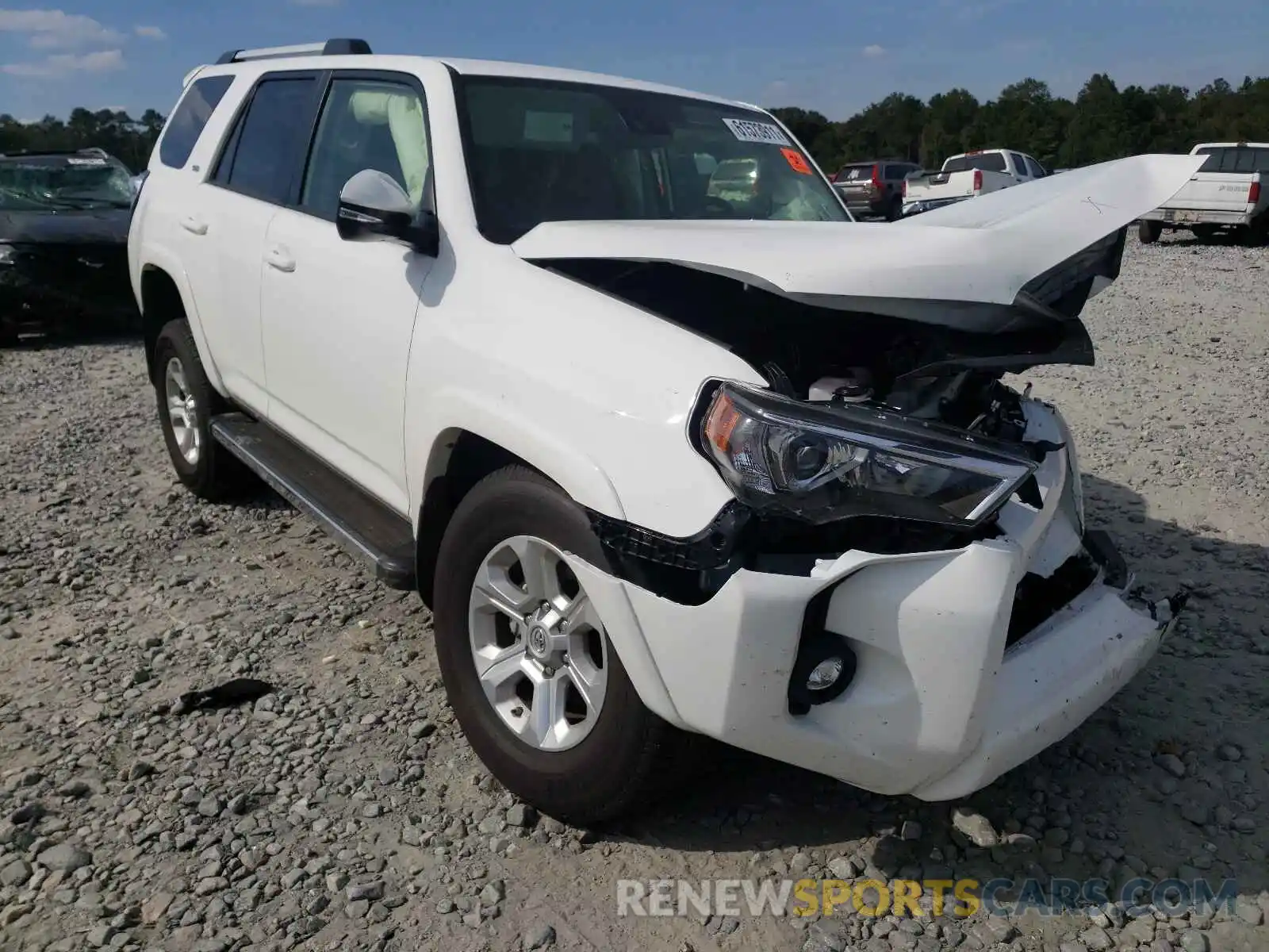 1 Photograph of a damaged car JTEFU5JR9M5235770 TOYOTA 4RUNNER 2021