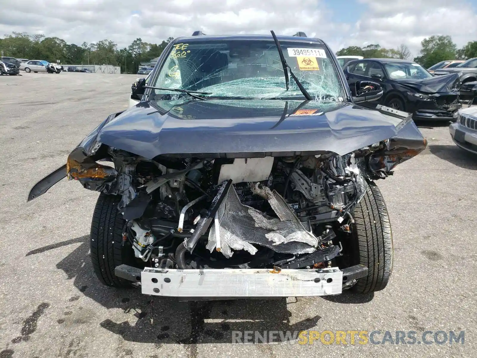 9 Photograph of a damaged car JTEFU5JRXM5229265 TOYOTA 4RUNNER 2021