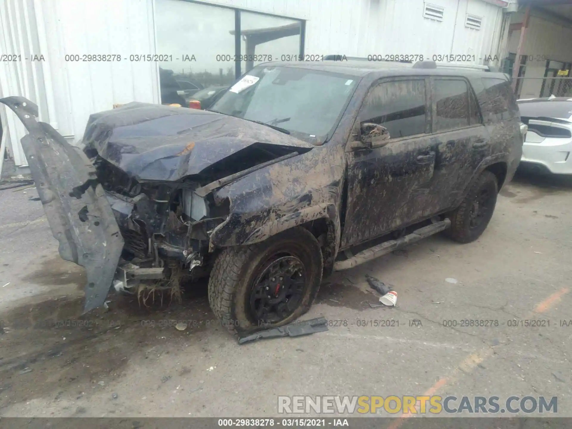 2 Photograph of a damaged car JTEFU5JRXM5230674 TOYOTA 4RUNNER 2021