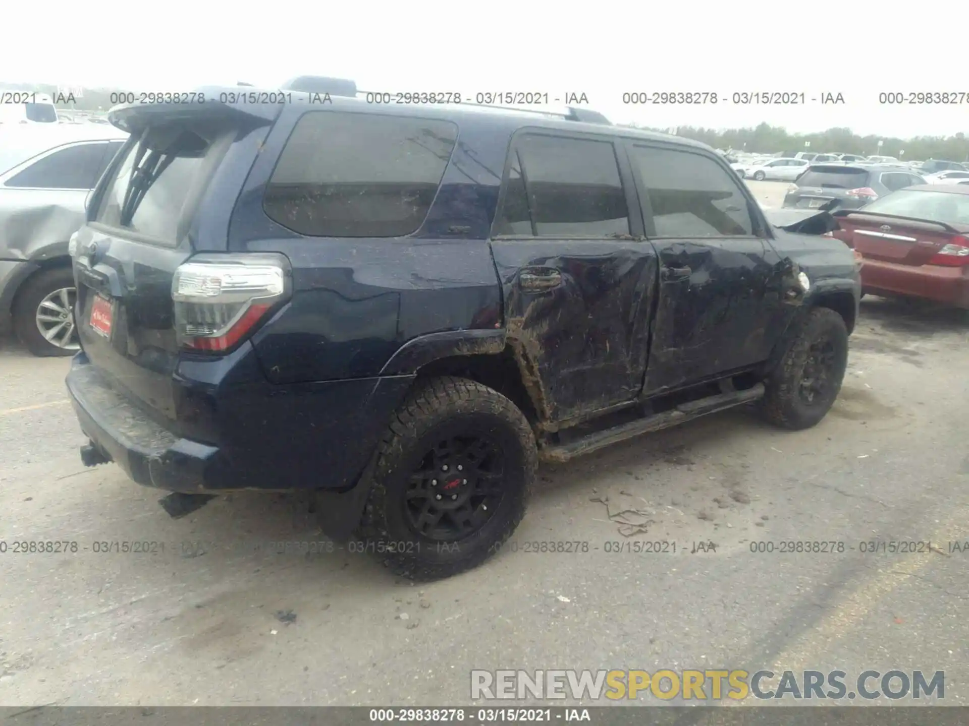 4 Фотография поврежденного автомобиля JTEFU5JRXM5230674 TOYOTA 4RUNNER 2021