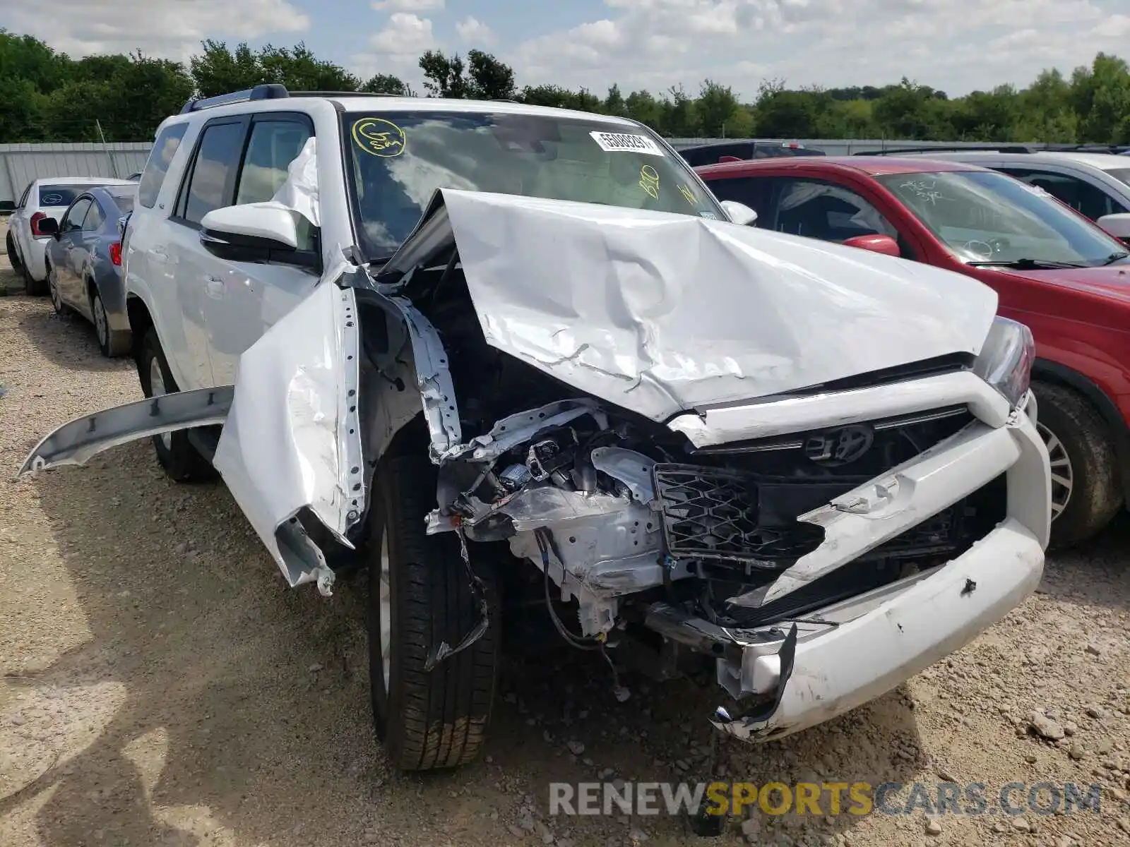 1 Photograph of a damaged car JTEFU5JRXM5233364 TOYOTA 4RUNNER 2021