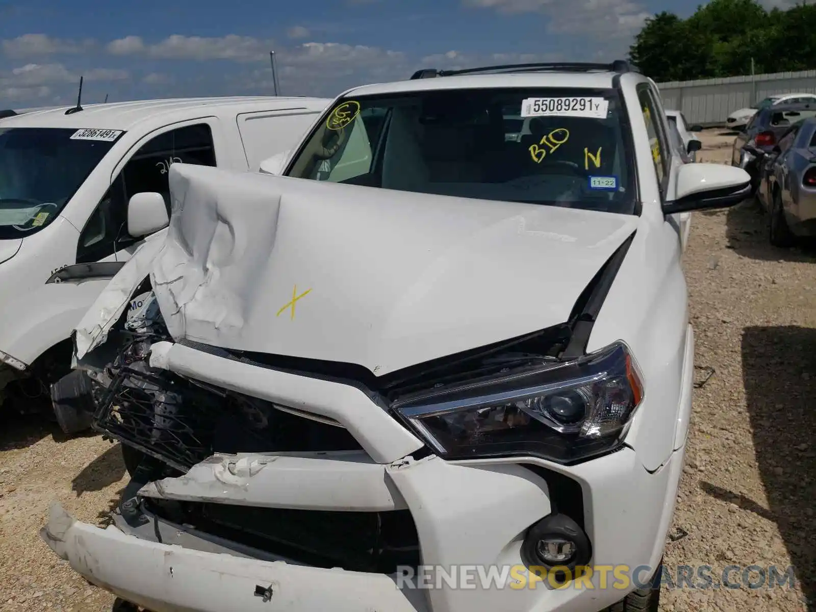 7 Photograph of a damaged car JTEFU5JRXM5233364 TOYOTA 4RUNNER 2021