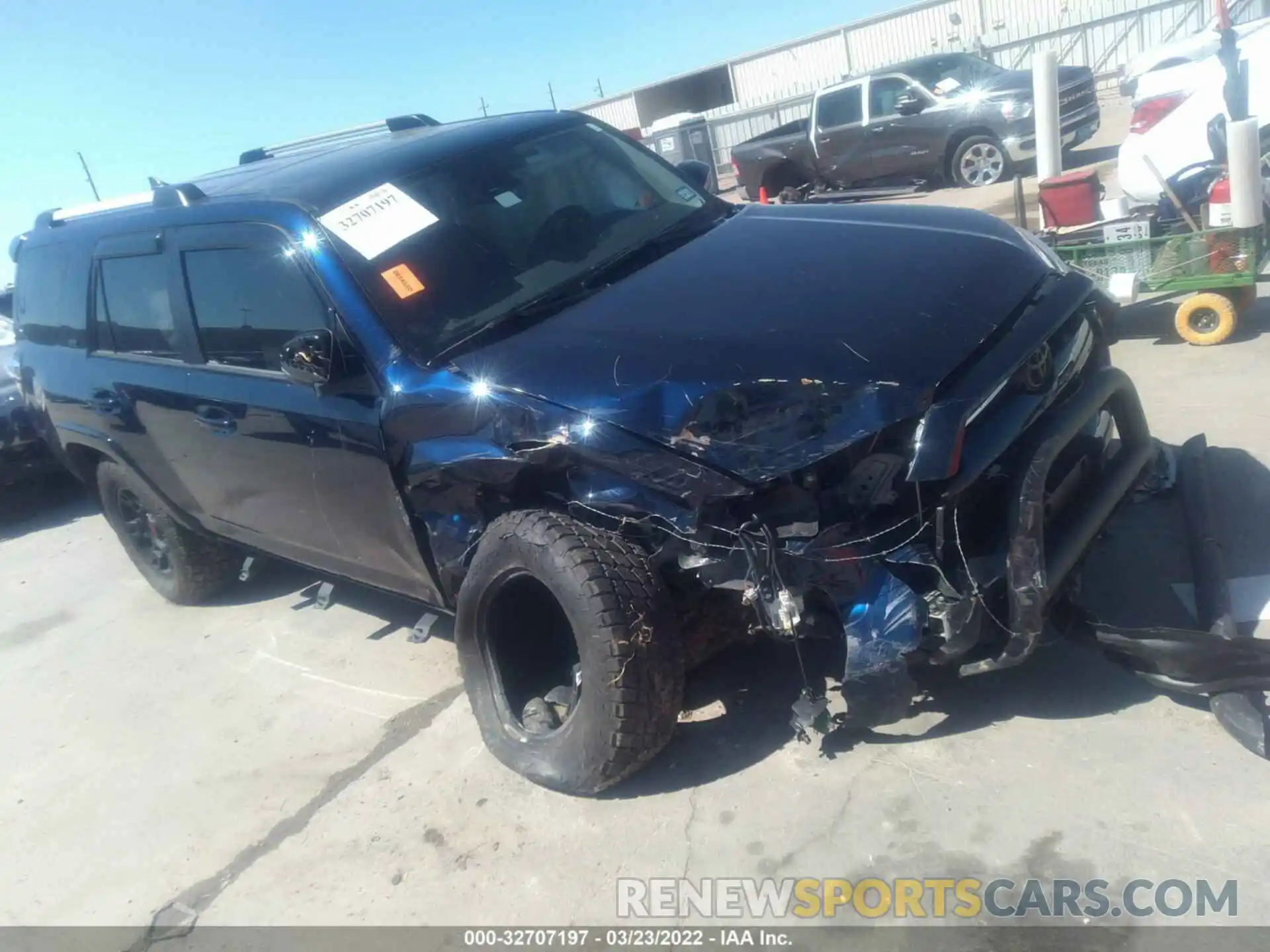 1 Photograph of a damaged car JTEFU5JRXM5243053 TOYOTA 4RUNNER 2021