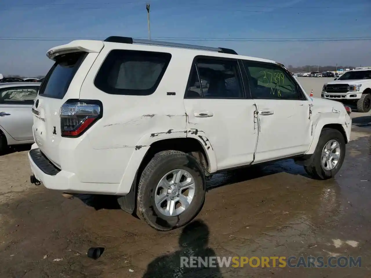 3 Фотография поврежденного автомобиля JTEFU5JRXM5247734 TOYOTA 4RUNNER 2021