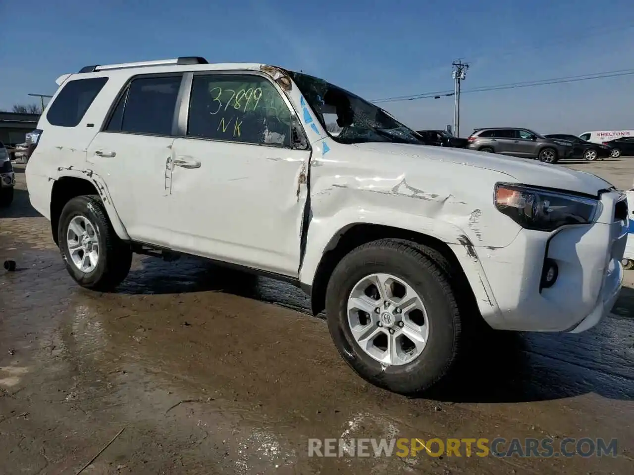 4 Фотография поврежденного автомобиля JTEFU5JRXM5247734 TOYOTA 4RUNNER 2021