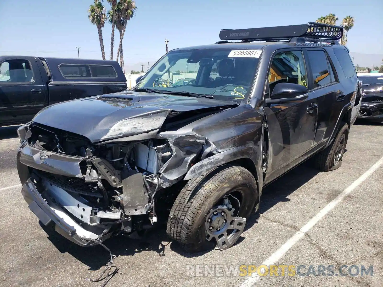 2 Photograph of a damaged car JTEHU5JR0M5838664 TOYOTA 4RUNNER 2021