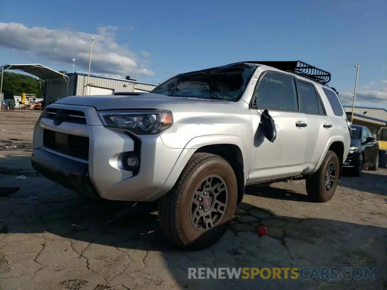 2 Photograph of a damaged car JTEHU5JR0M5872863 TOYOTA 4RUNNER 2021