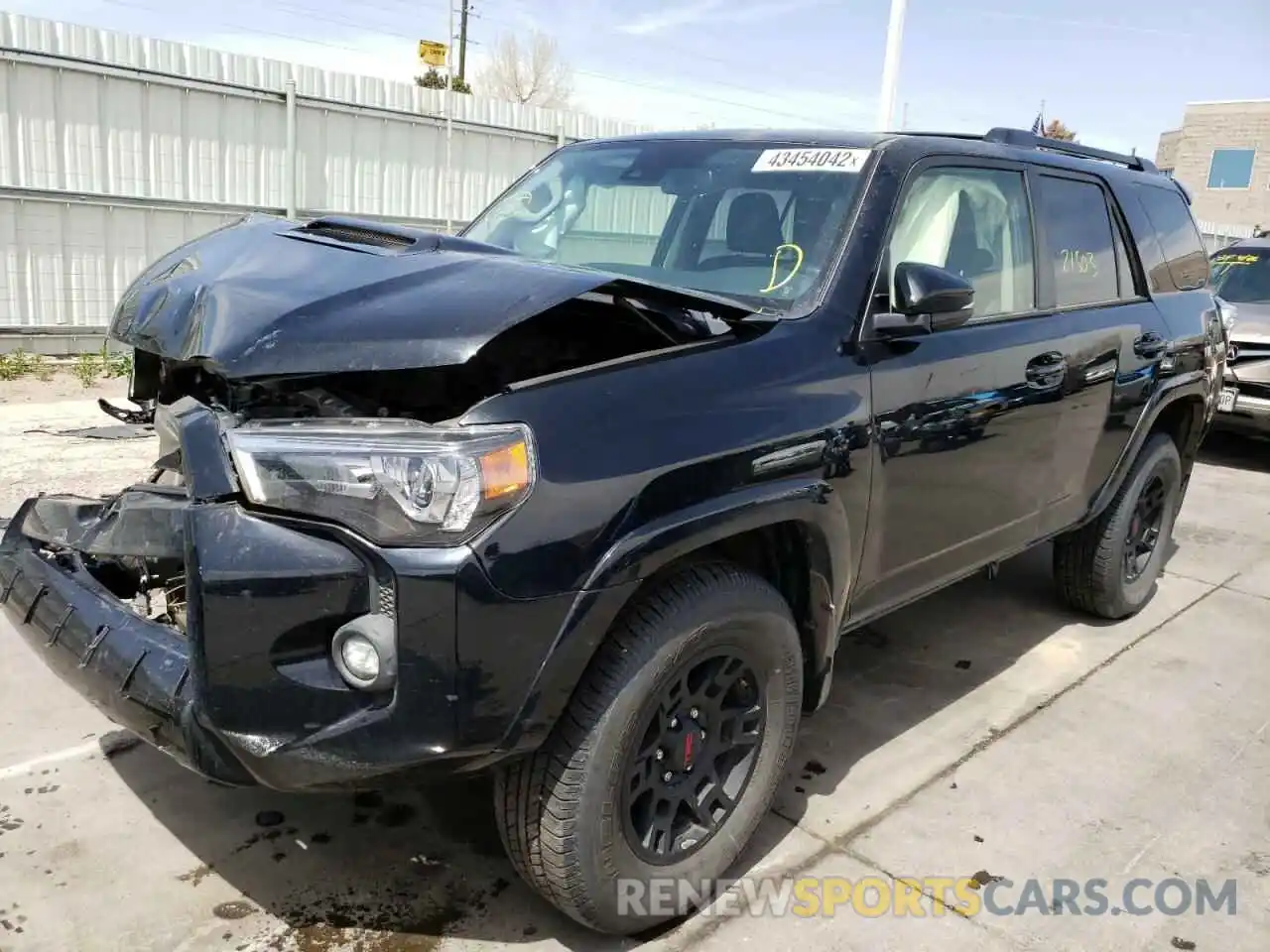 2 Photograph of a damaged car JTEHU5JR0M5873303 TOYOTA 4RUNNER 2021