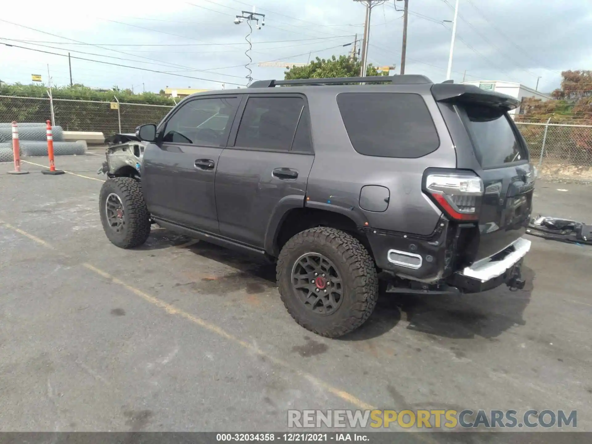 3 Фотография поврежденного автомобиля JTEHU5JR0M5901343 TOYOTA 4RUNNER 2021