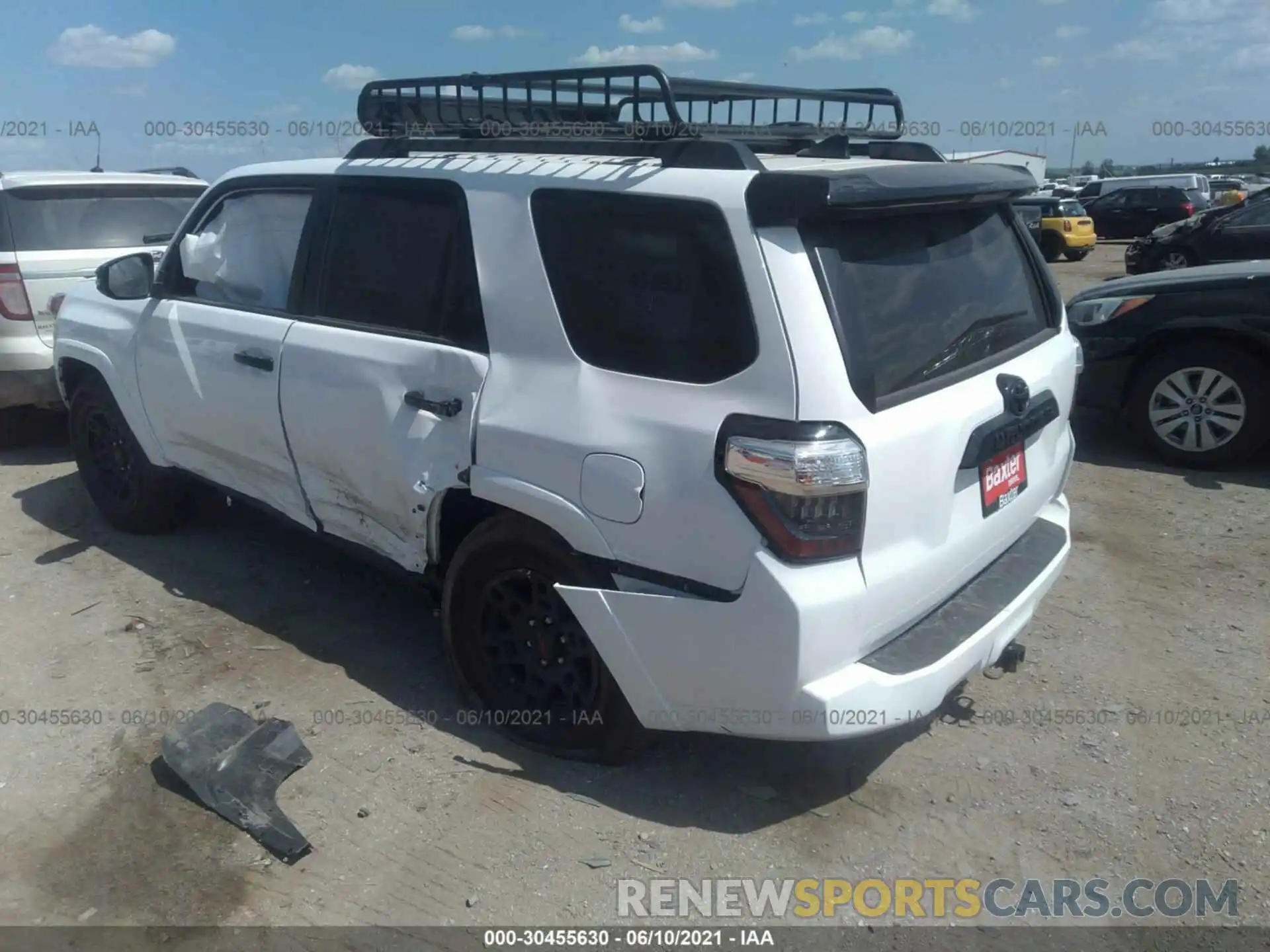 3 Фотография поврежденного автомобиля JTEHU5JR0M5918742 TOYOTA 4RUNNER 2021