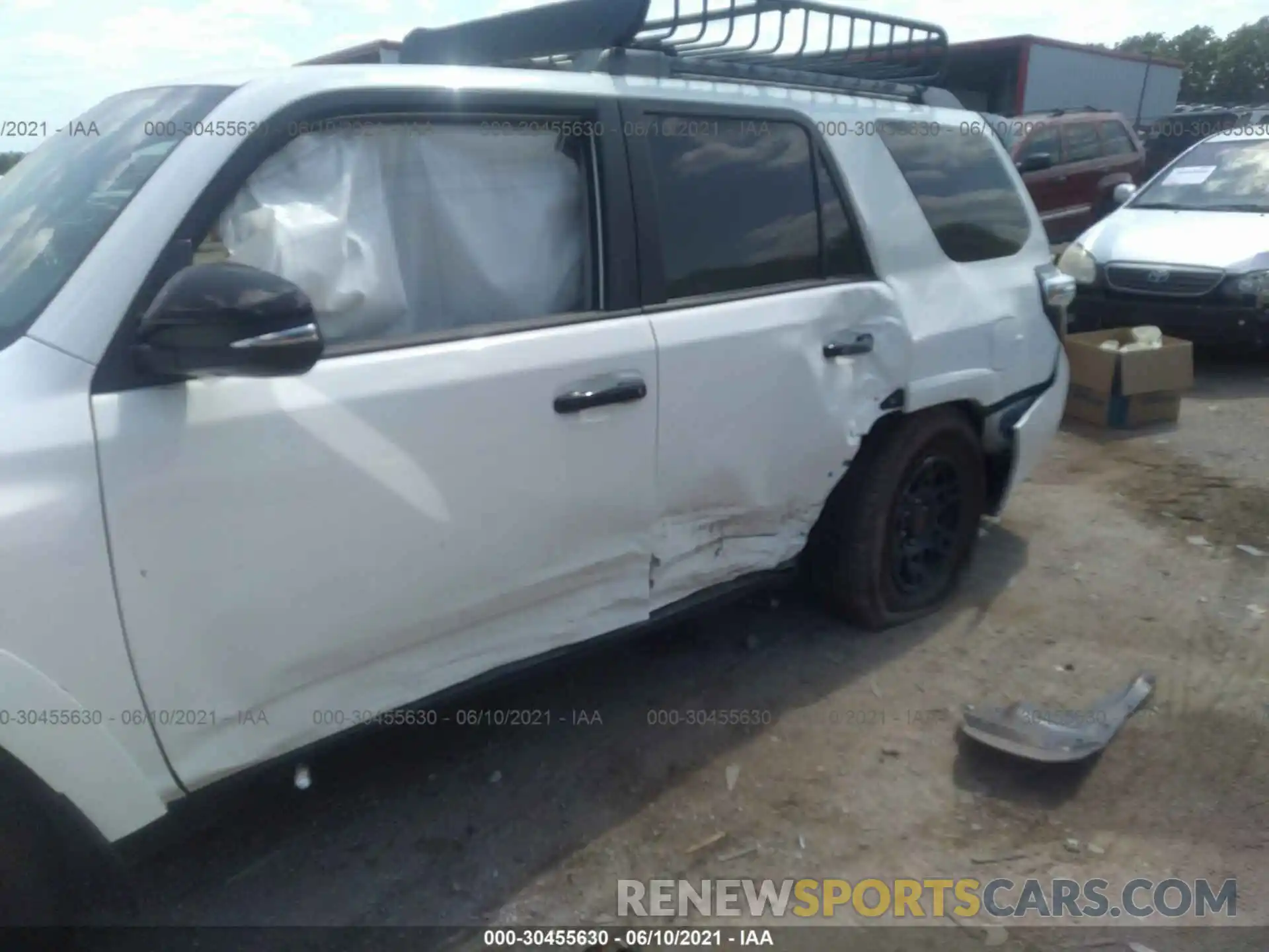 6 Фотография поврежденного автомобиля JTEHU5JR0M5918742 TOYOTA 4RUNNER 2021