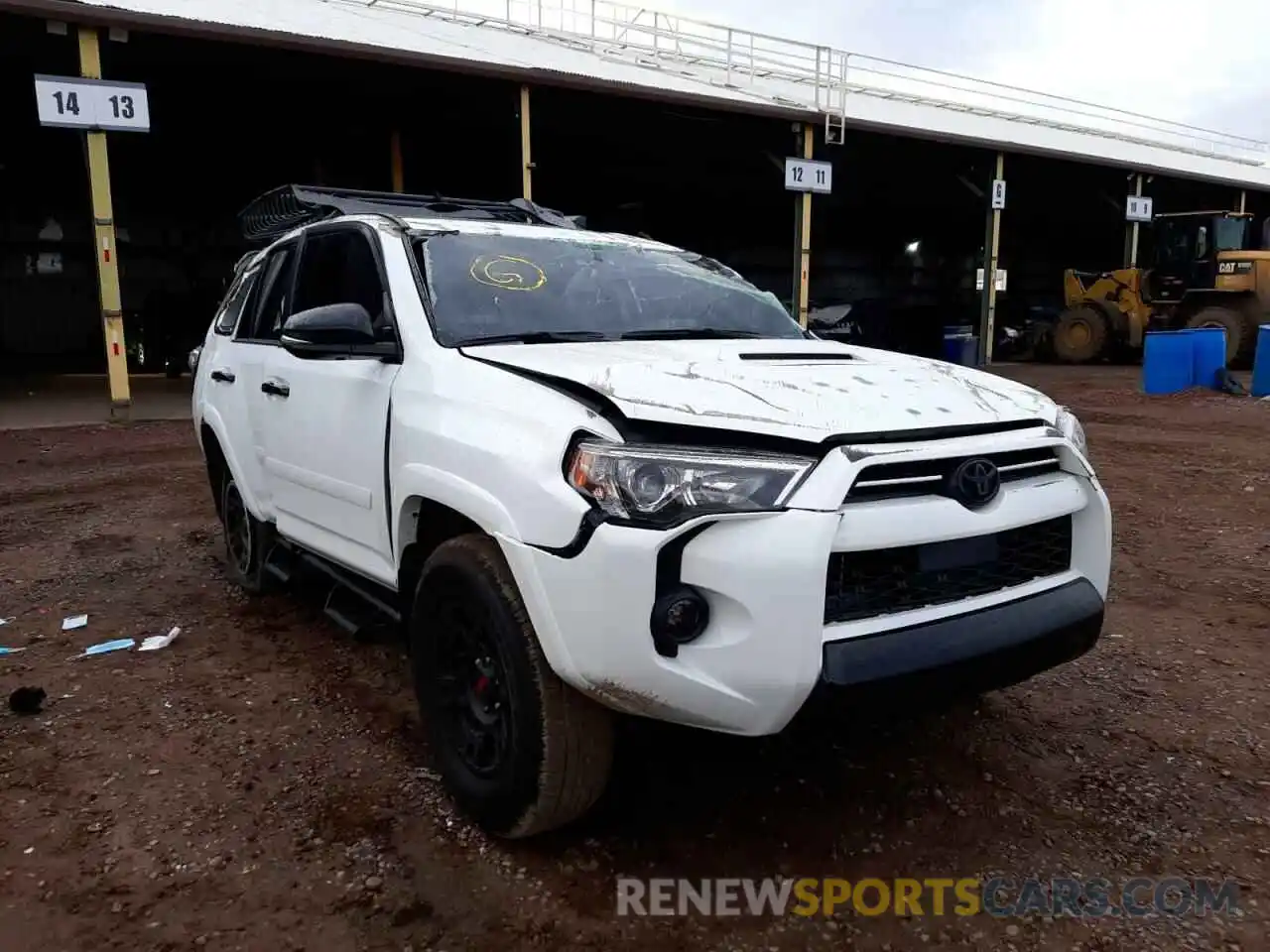 1 Photograph of a damaged car JTEHU5JR0M5927070 TOYOTA 4RUNNER 2021