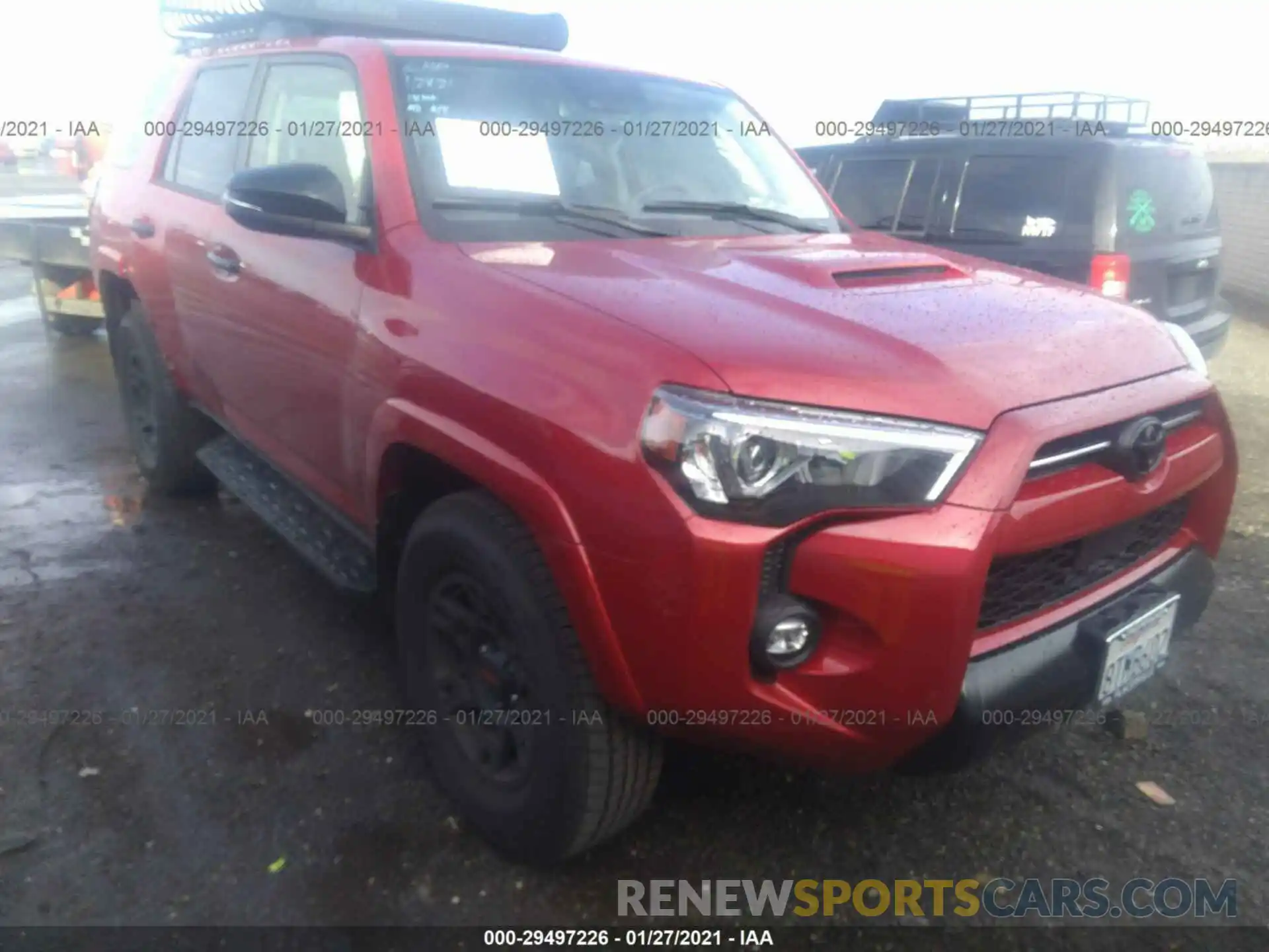 1 Фотография поврежденного автомобиля JTEHU5JR1M5869082 TOYOTA 4RUNNER 2021