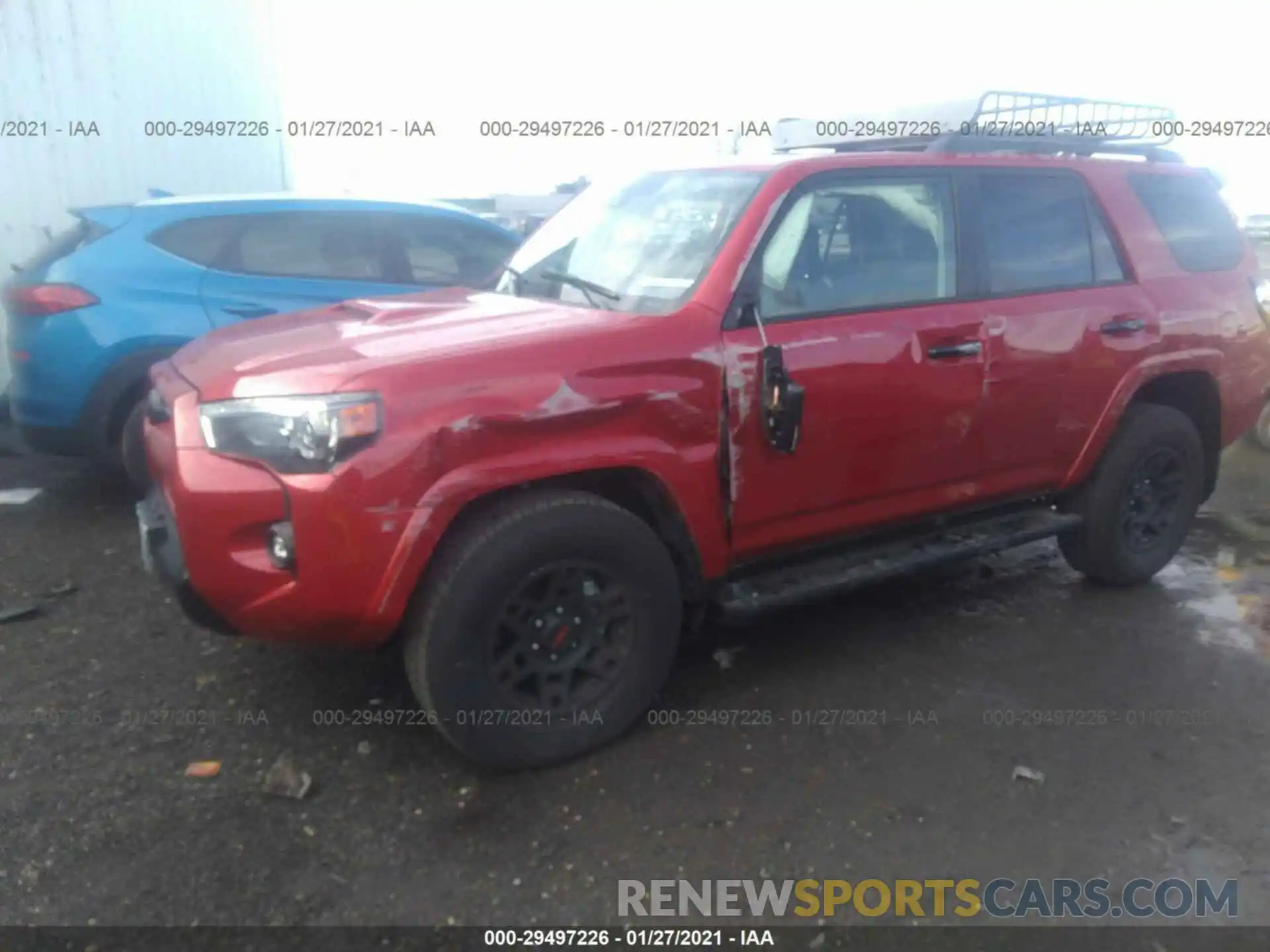 2 Фотография поврежденного автомобиля JTEHU5JR1M5869082 TOYOTA 4RUNNER 2021