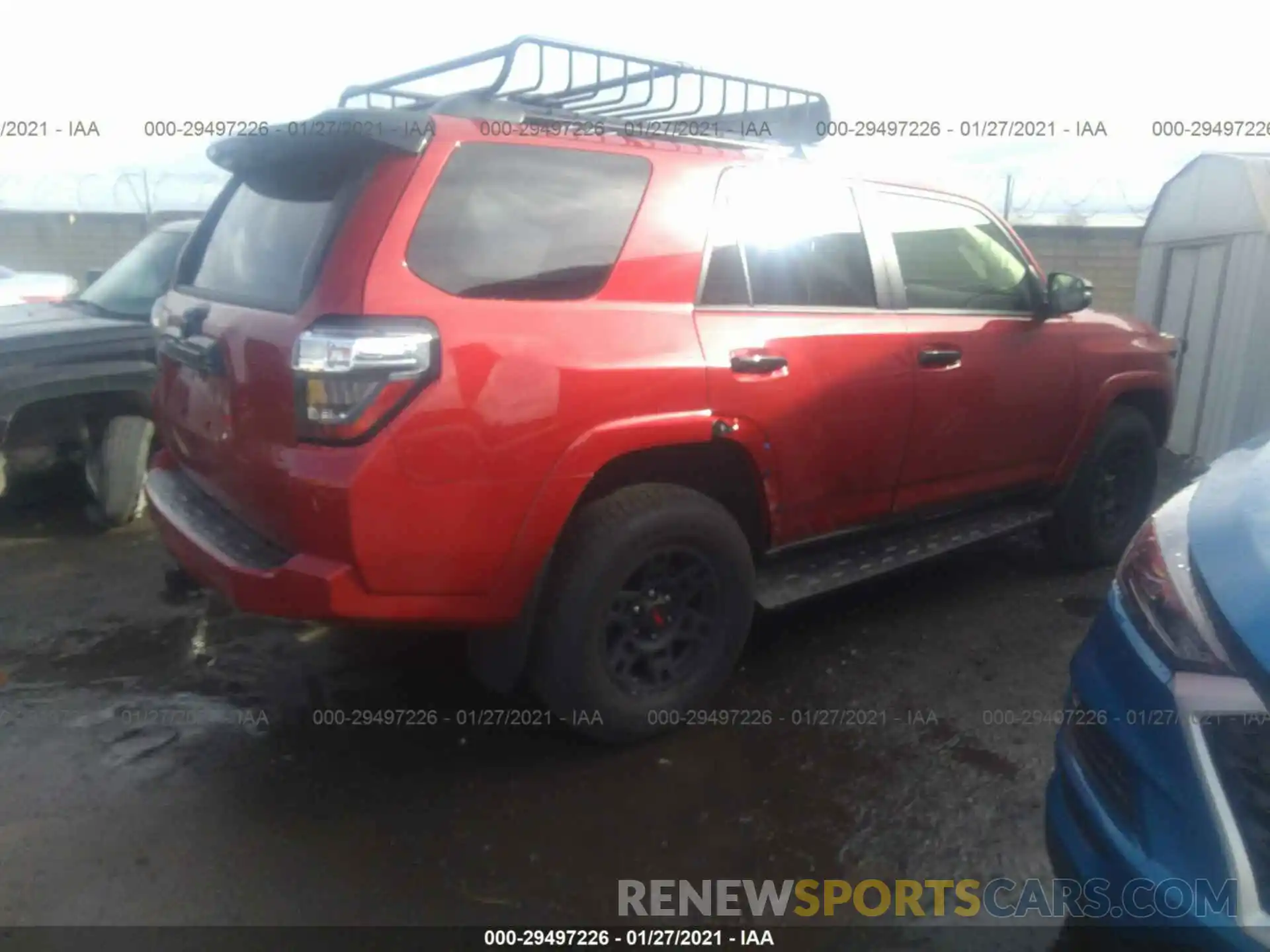 4 Фотография поврежденного автомобиля JTEHU5JR1M5869082 TOYOTA 4RUNNER 2021