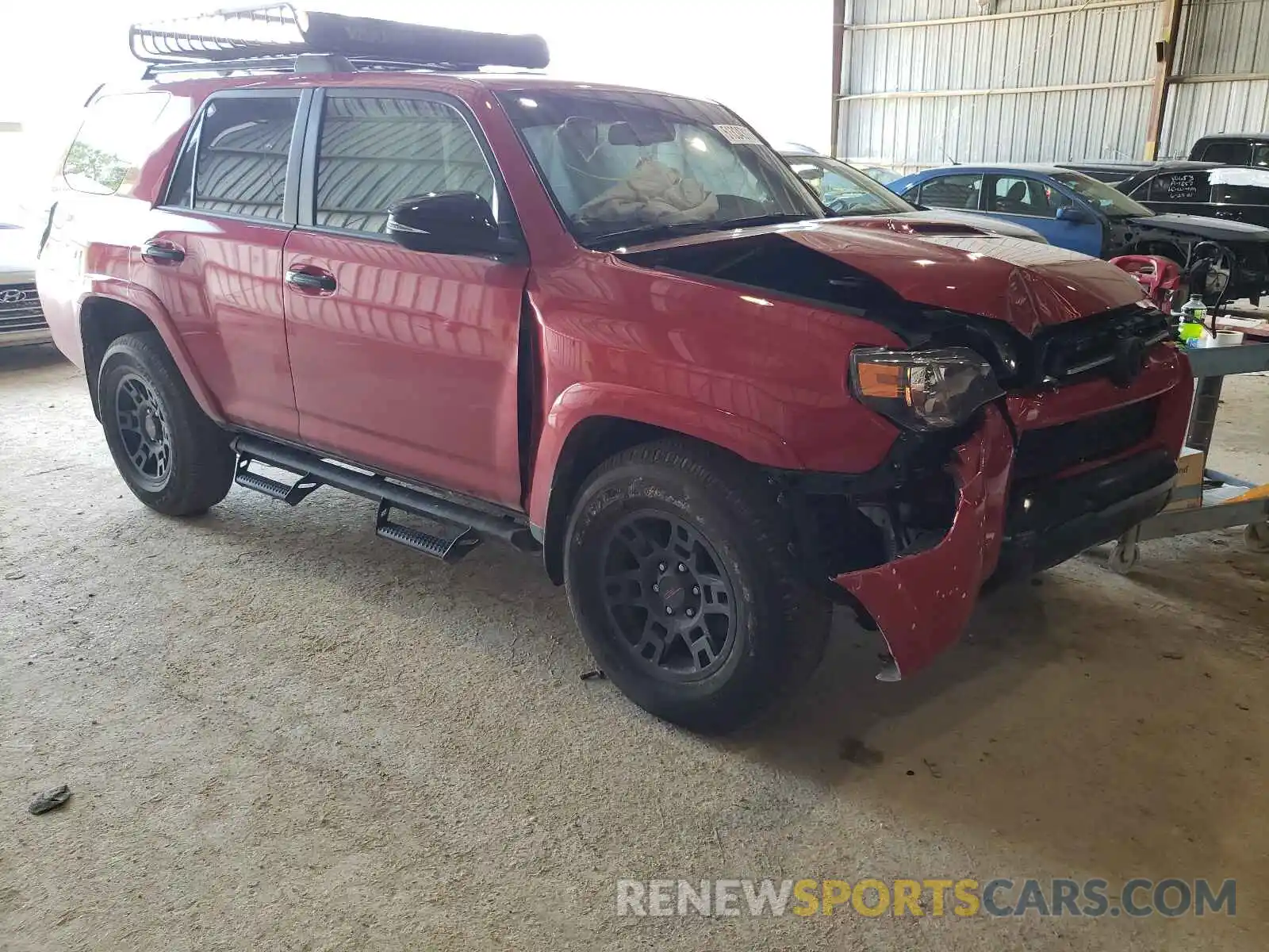 1 Photograph of a damaged car JTEHU5JR1M5905336 TOYOTA 4RUNNER 2021