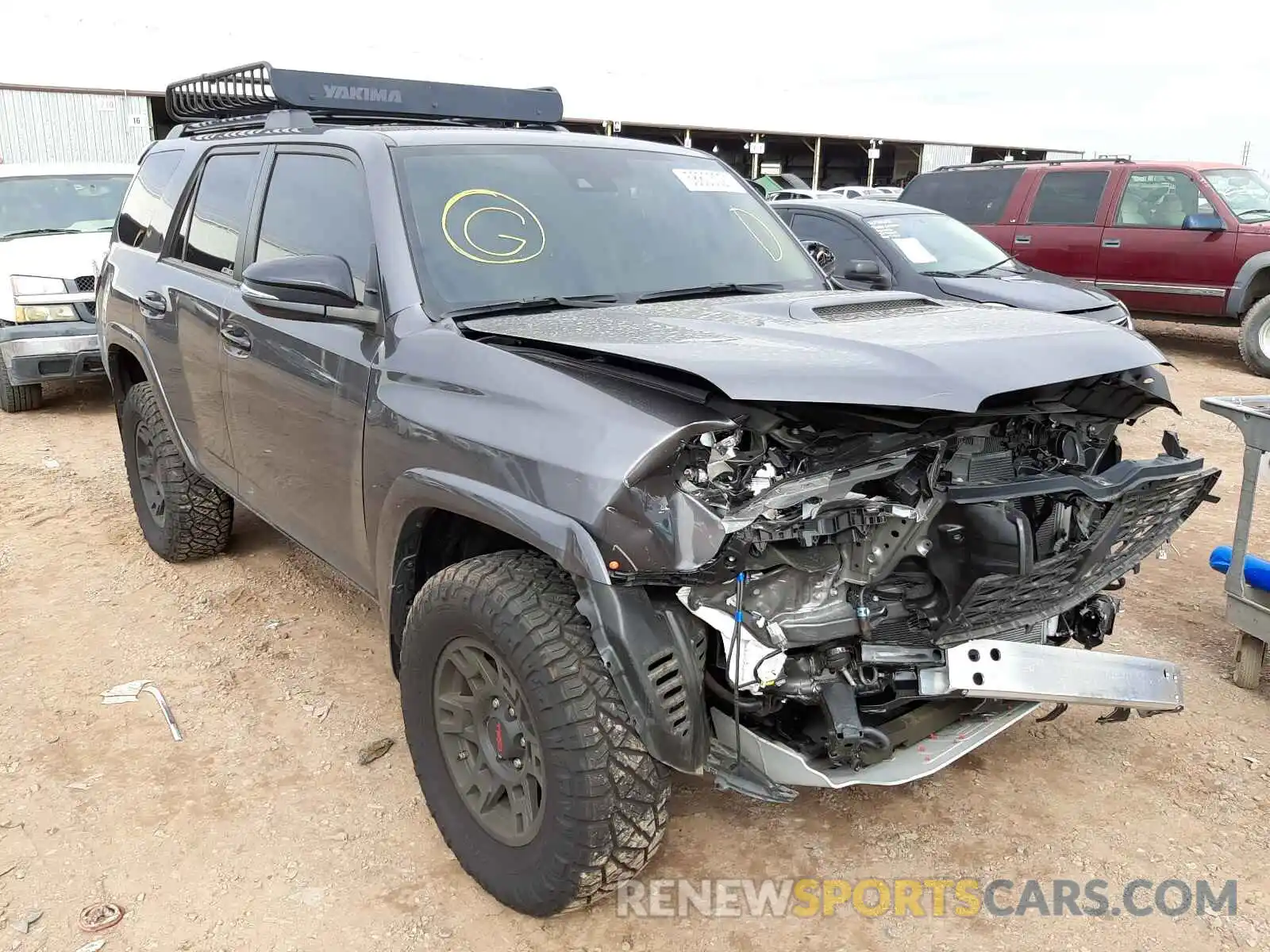 1 Photograph of a damaged car JTEHU5JR3M5869004 TOYOTA 4RUNNER 2021