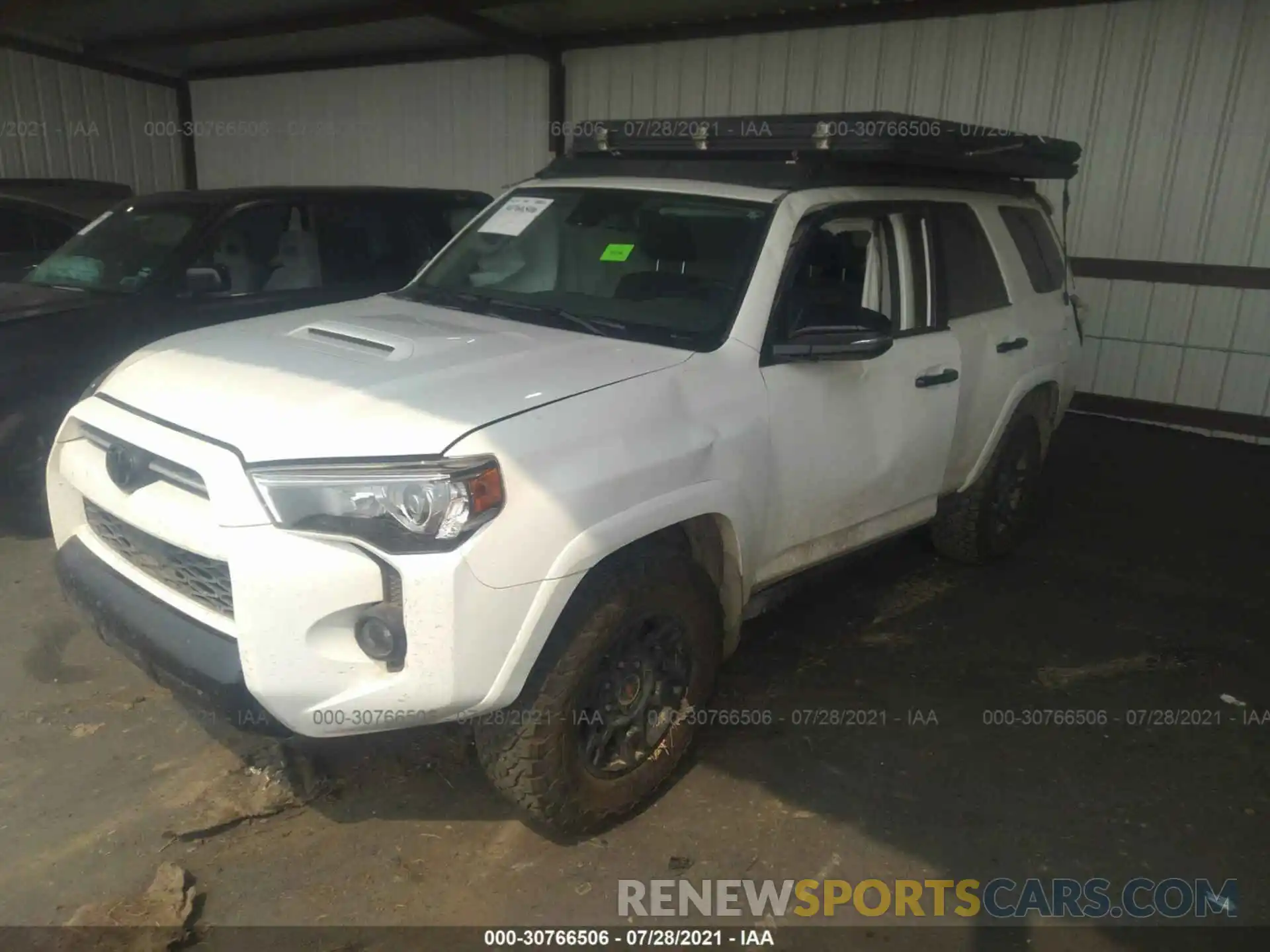 2 Фотография поврежденного автомобиля JTEHU5JR4M5857721 TOYOTA 4RUNNER 2021