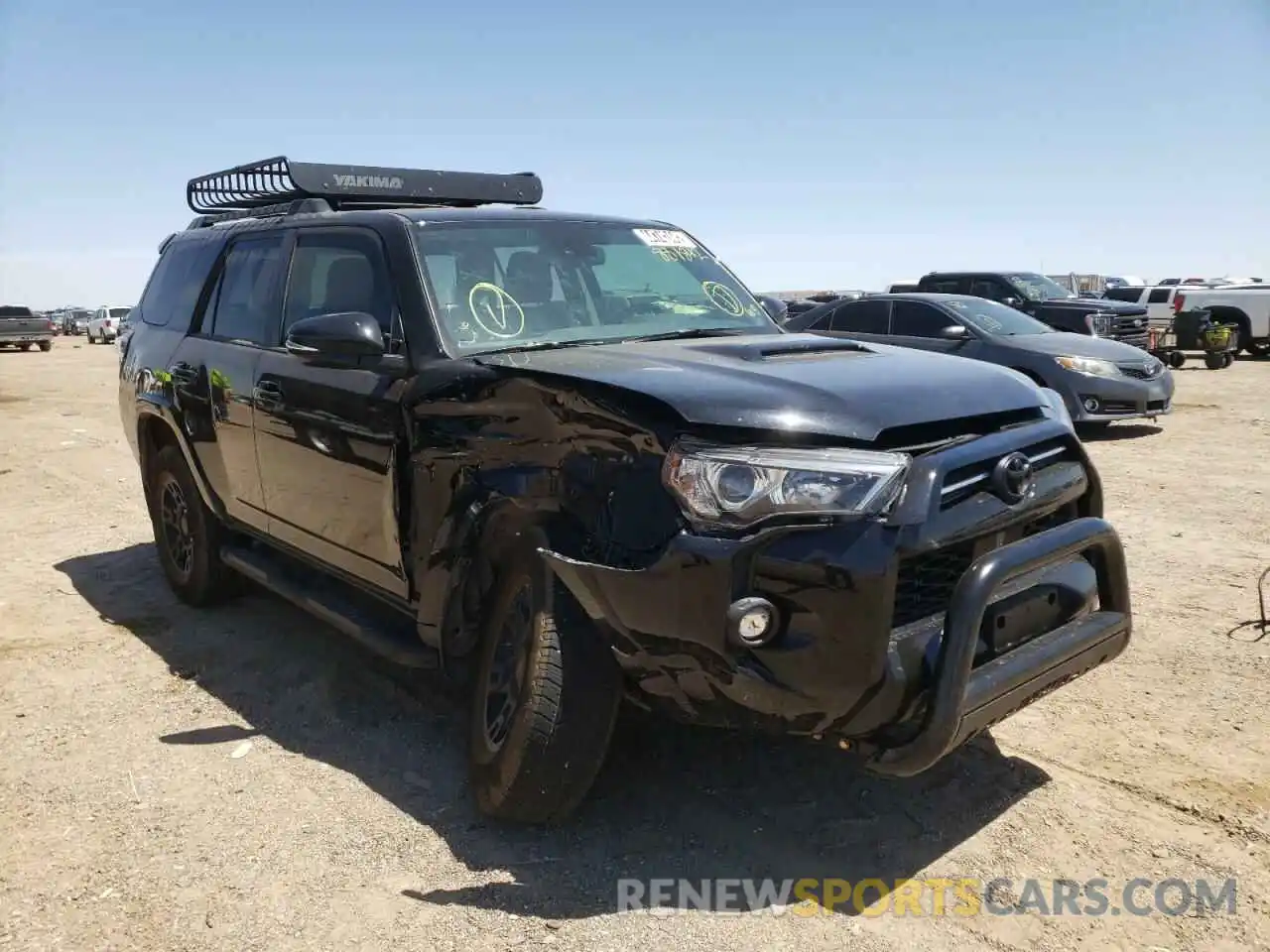 1 Photograph of a damaged car JTEHU5JR4M5881842 TOYOTA 4RUNNER 2021