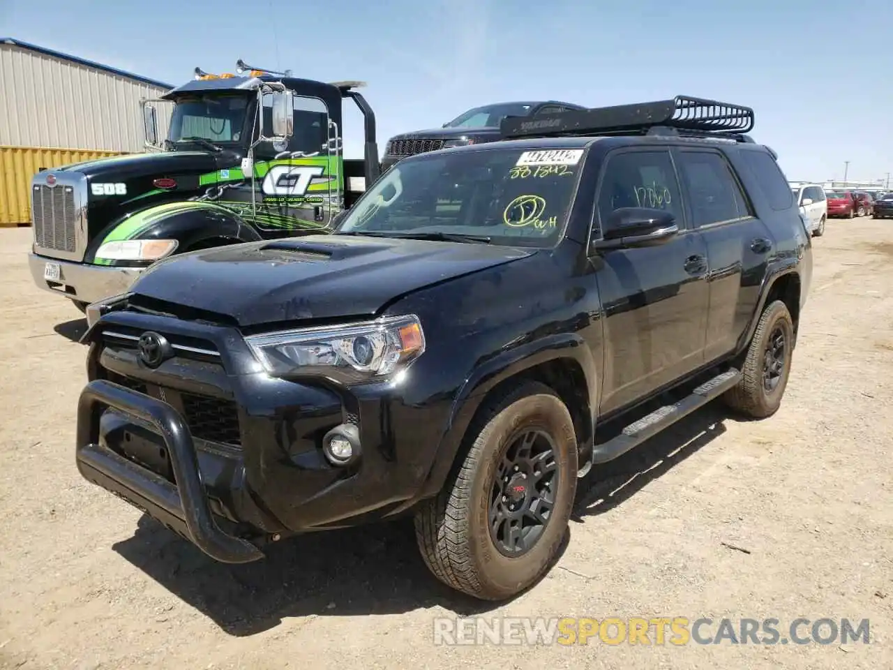 2 Photograph of a damaged car JTEHU5JR4M5881842 TOYOTA 4RUNNER 2021