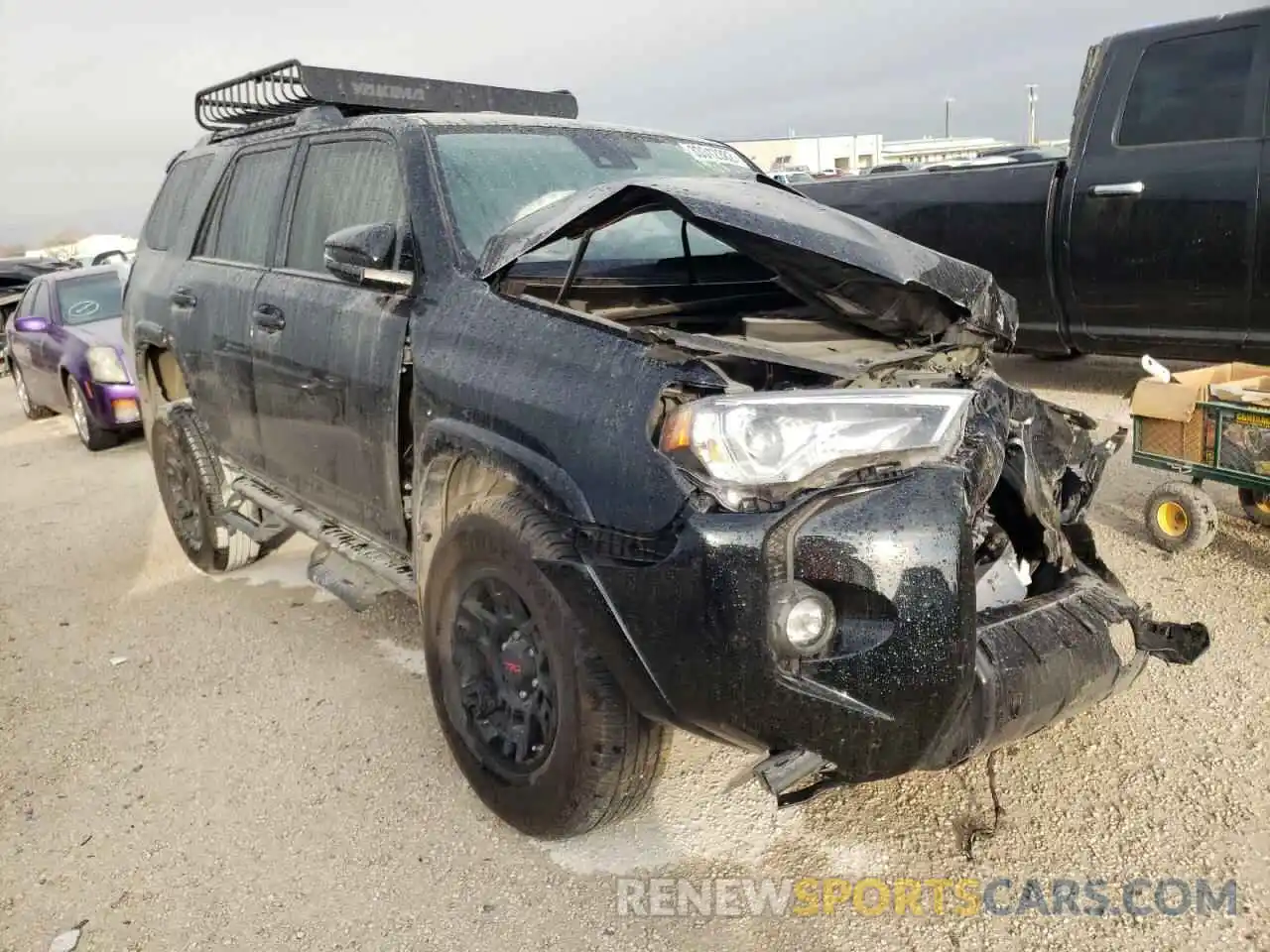 1 Photograph of a damaged car JTEHU5JR6M5955293 TOYOTA 4RUNNER 2021