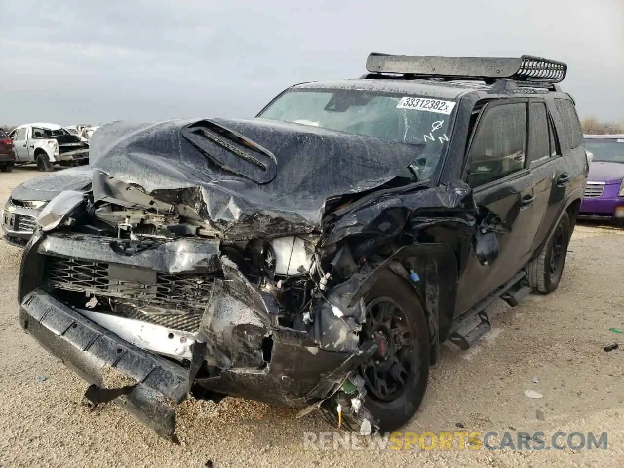 2 Photograph of a damaged car JTEHU5JR6M5955293 TOYOTA 4RUNNER 2021