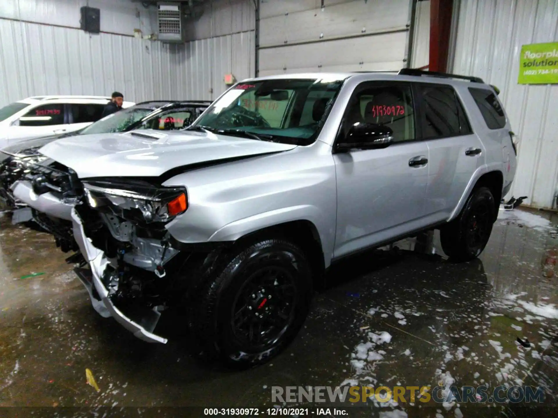 2 Фотография поврежденного автомобиля JTEHU5JR7M5926918 TOYOTA 4RUNNER 2021