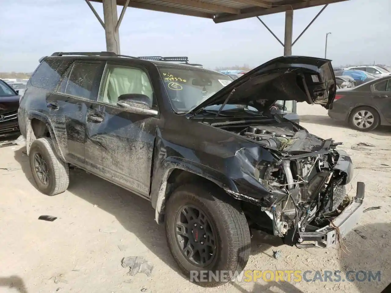 1 Photograph of a damaged car JTEHU5JR8M5949530 TOYOTA 4RUNNER 2021