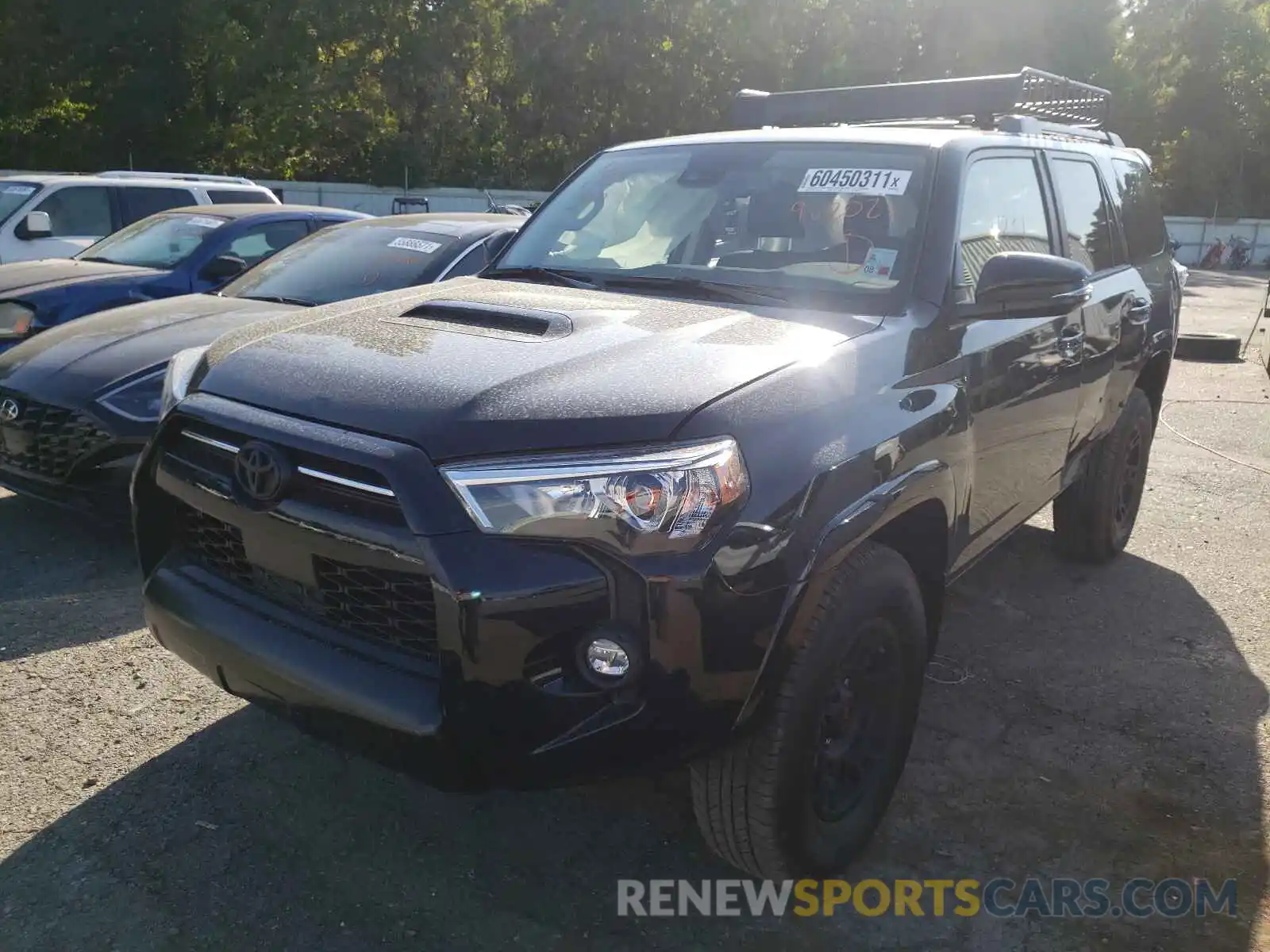 2 Photograph of a damaged car JTEHU5JR8M5962021 TOYOTA 4RUNNER 2021