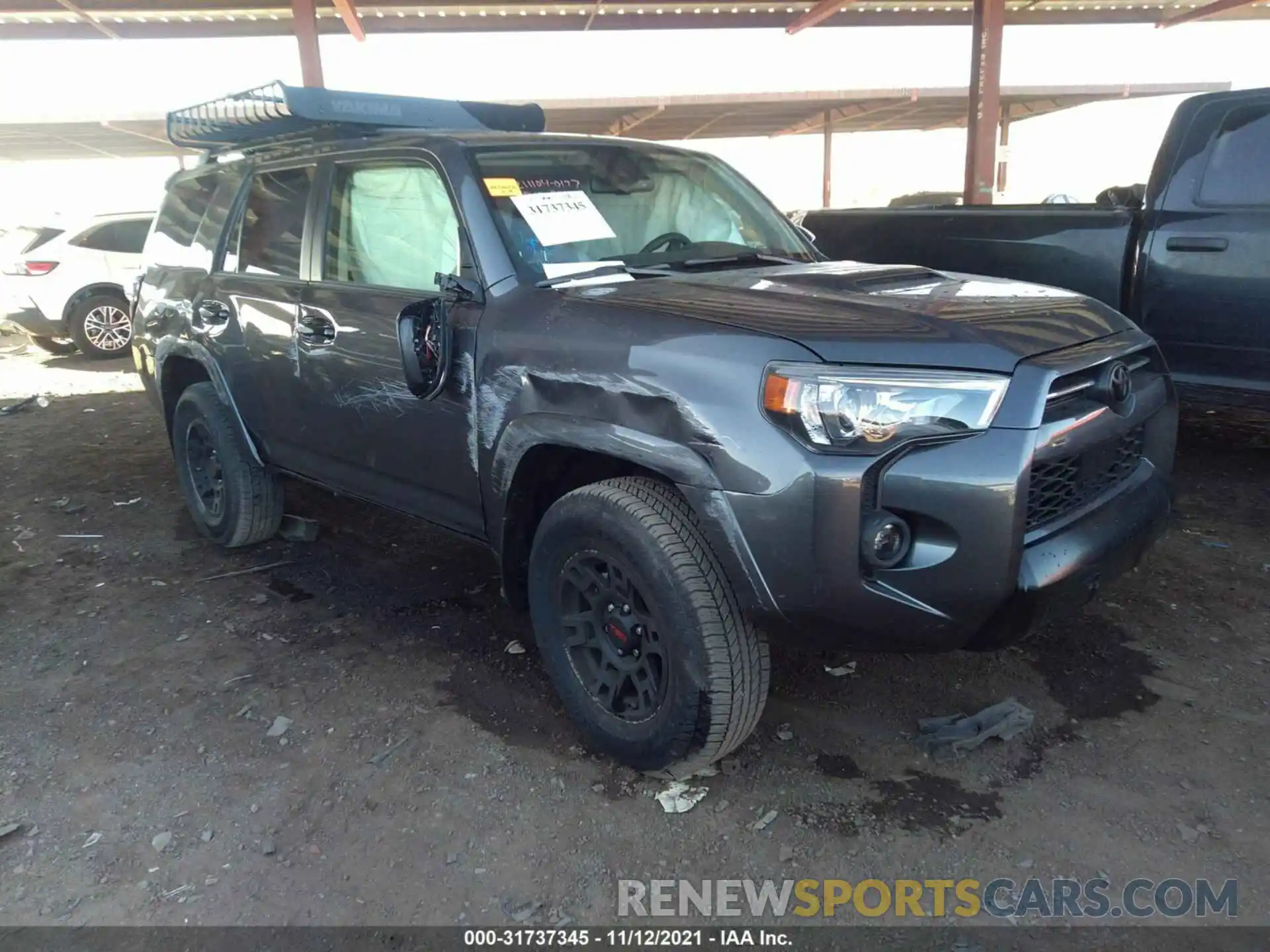 1 Photograph of a damaged car JTEHU5JR9M5911367 TOYOTA 4RUNNER 2021