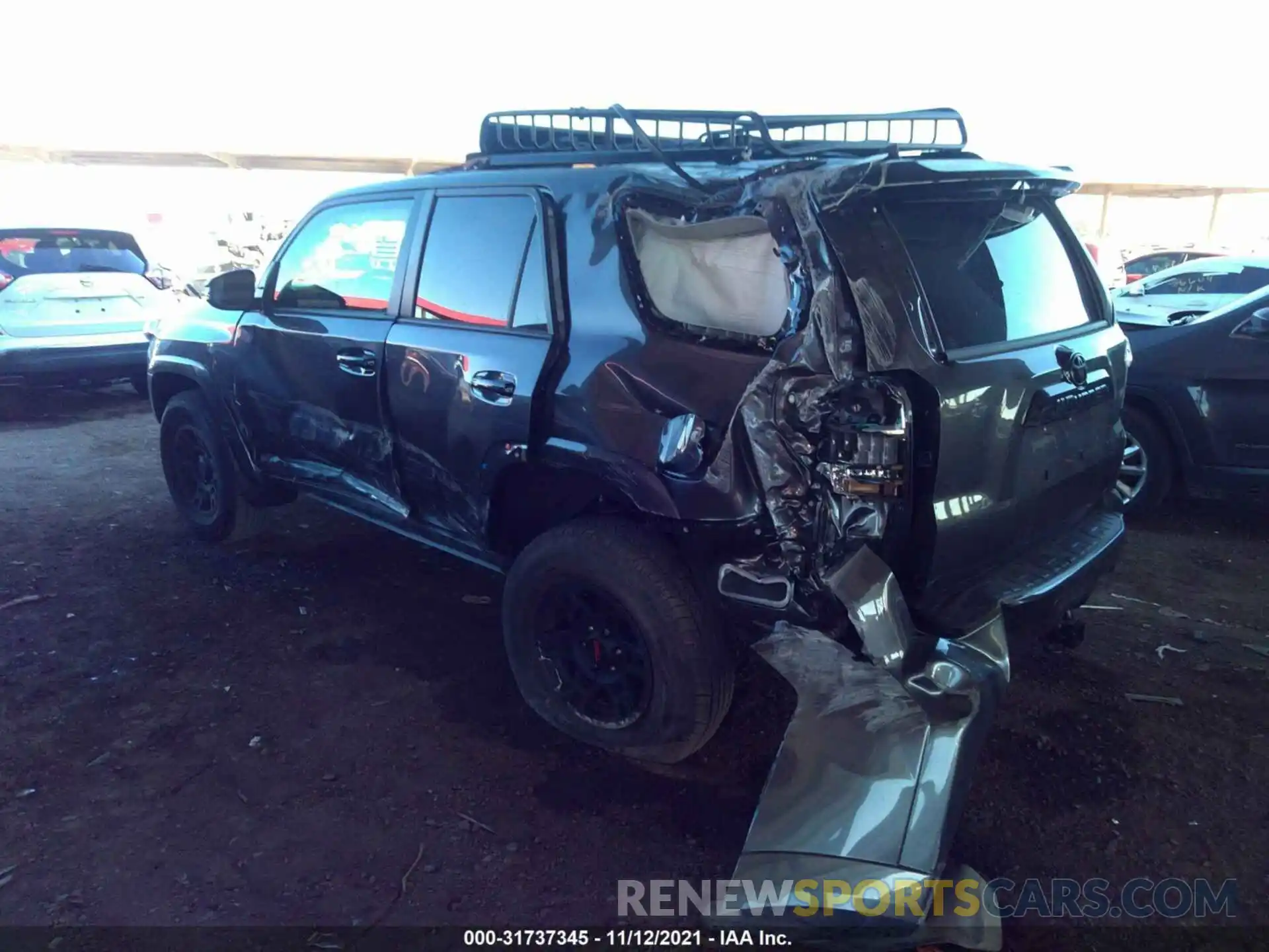 3 Фотография поврежденного автомобиля JTEHU5JR9M5911367 TOYOTA 4RUNNER 2021