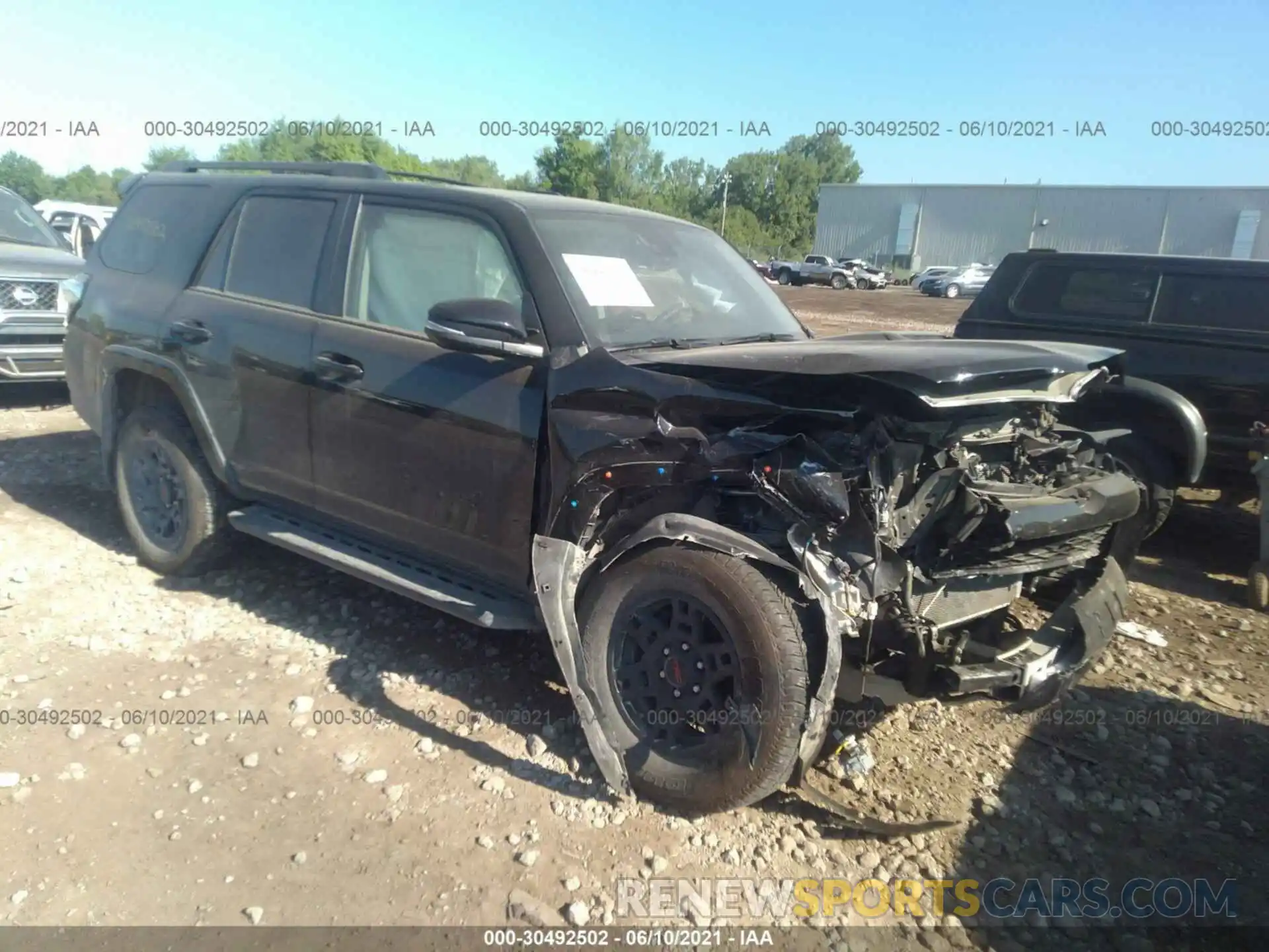 1 Photograph of a damaged car JTEHU5JRXM5851700 TOYOTA 4RUNNER 2021