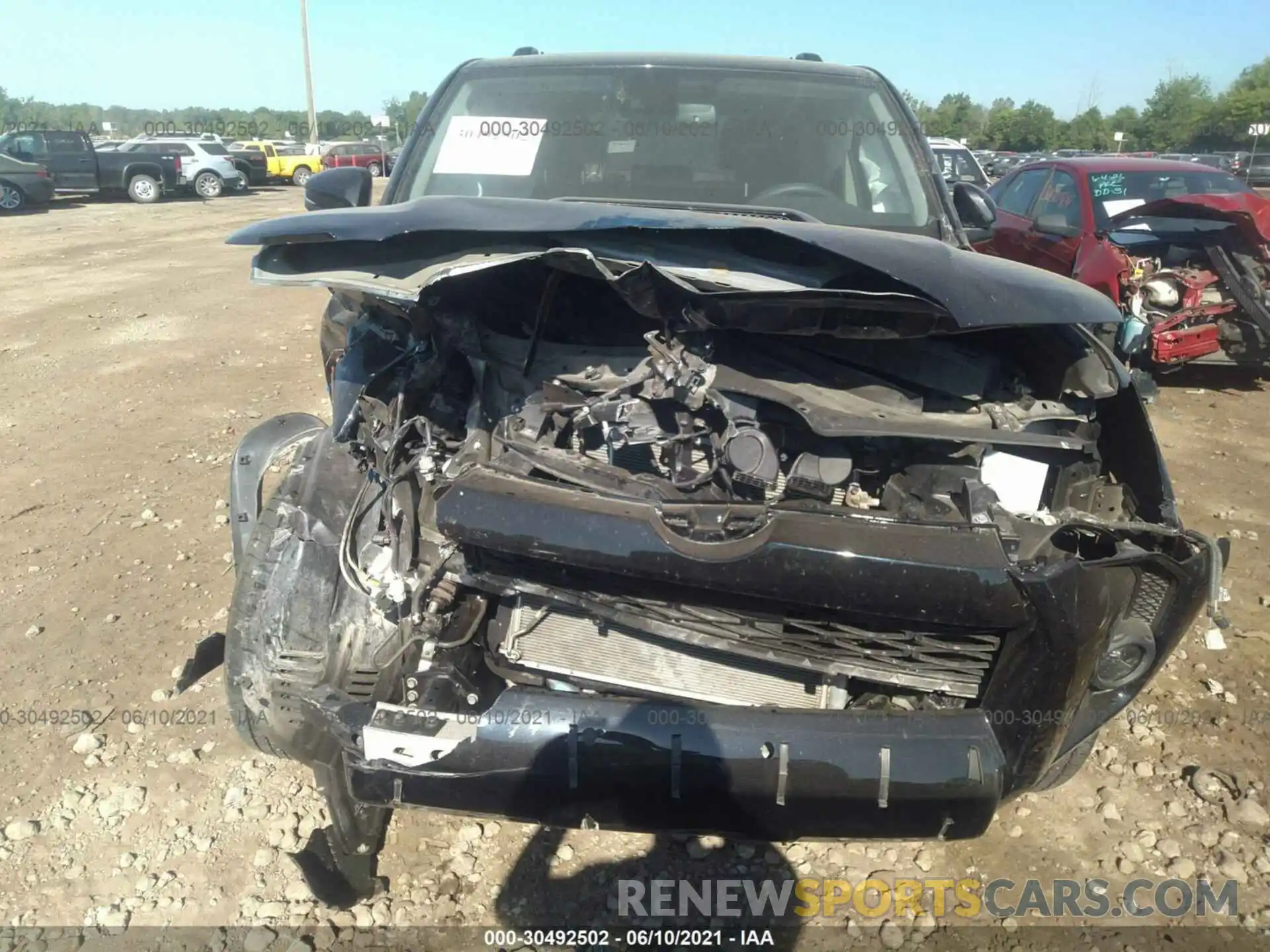 6 Photograph of a damaged car JTEHU5JRXM5851700 TOYOTA 4RUNNER 2021