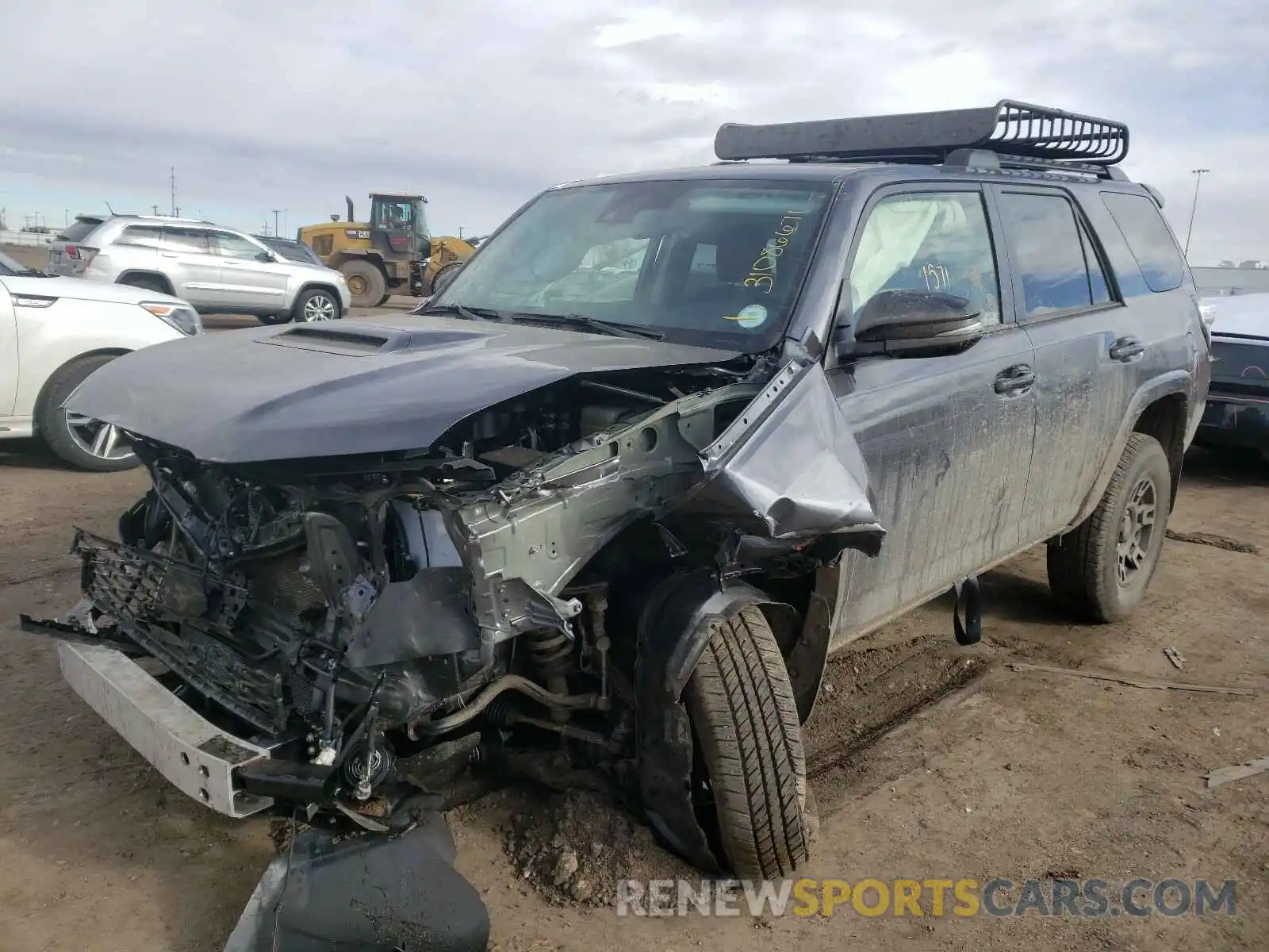 2 Photograph of a damaged car JTEHU5JRXM5855701 TOYOTA 4RUNNER 2021