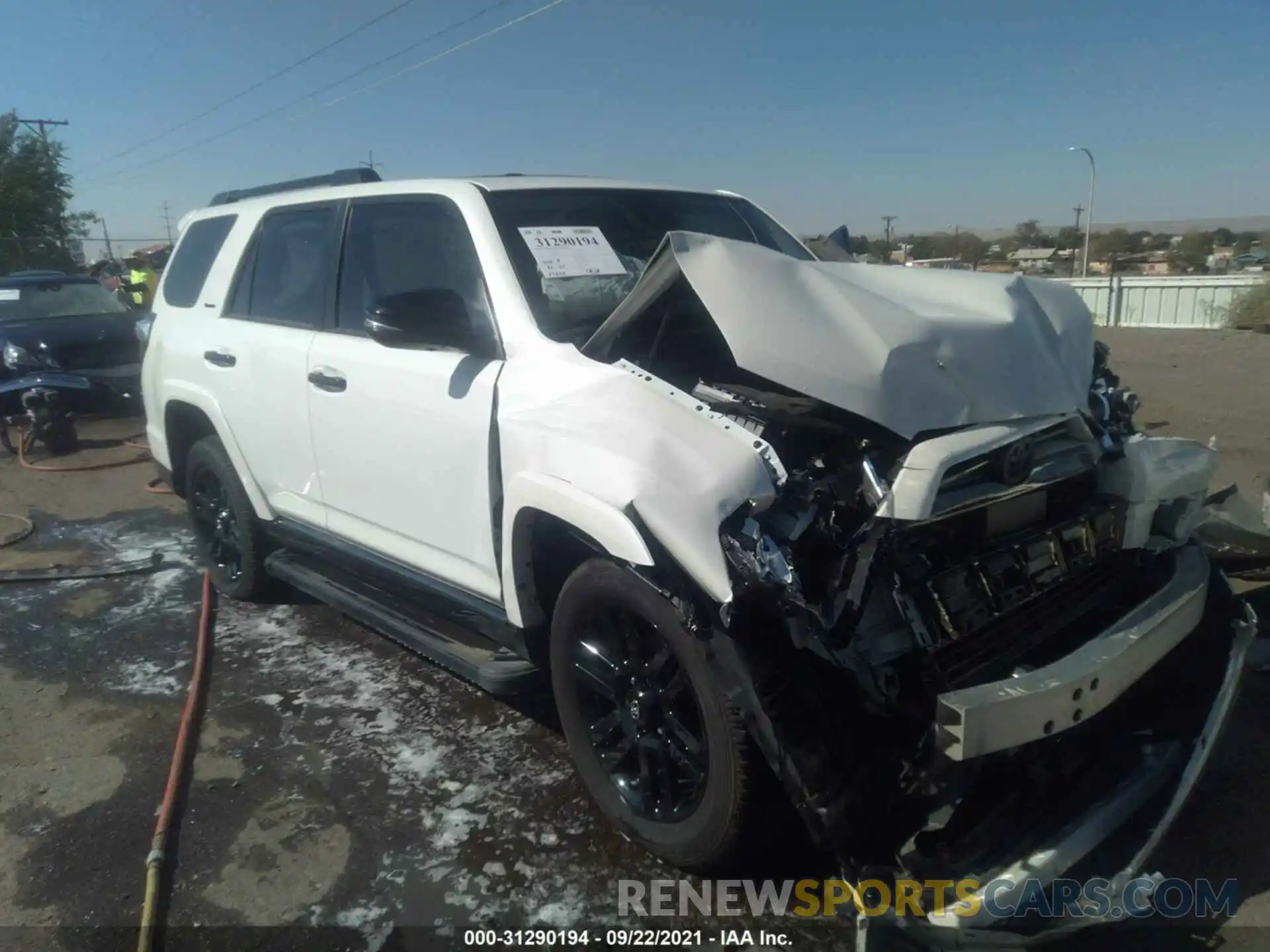 1 Photograph of a damaged car JTEJU5JR0M5887042 TOYOTA 4RUNNER 2021