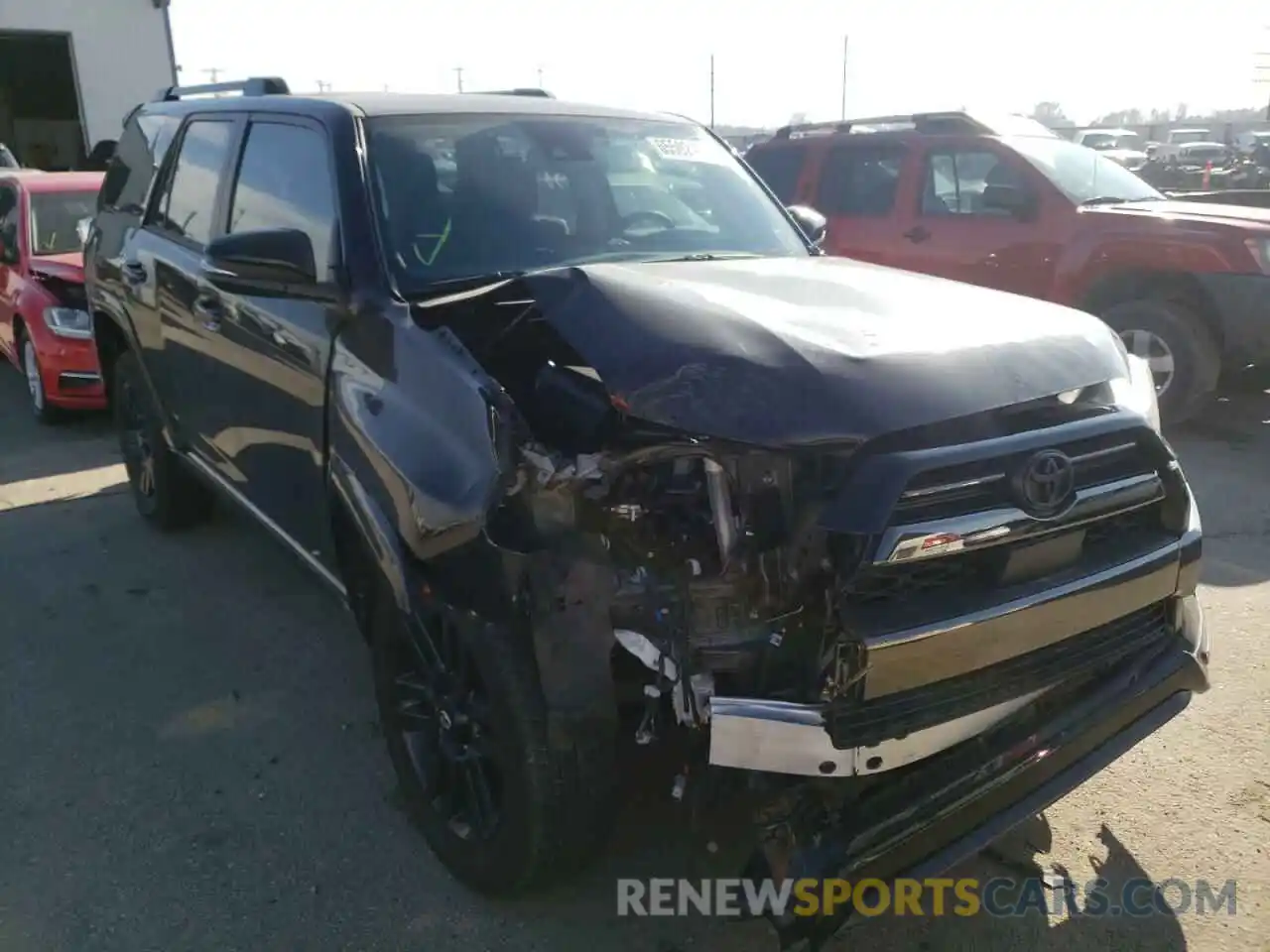 1 Photograph of a damaged car JTEJU5JR1M5913079 TOYOTA 4RUNNER 2021