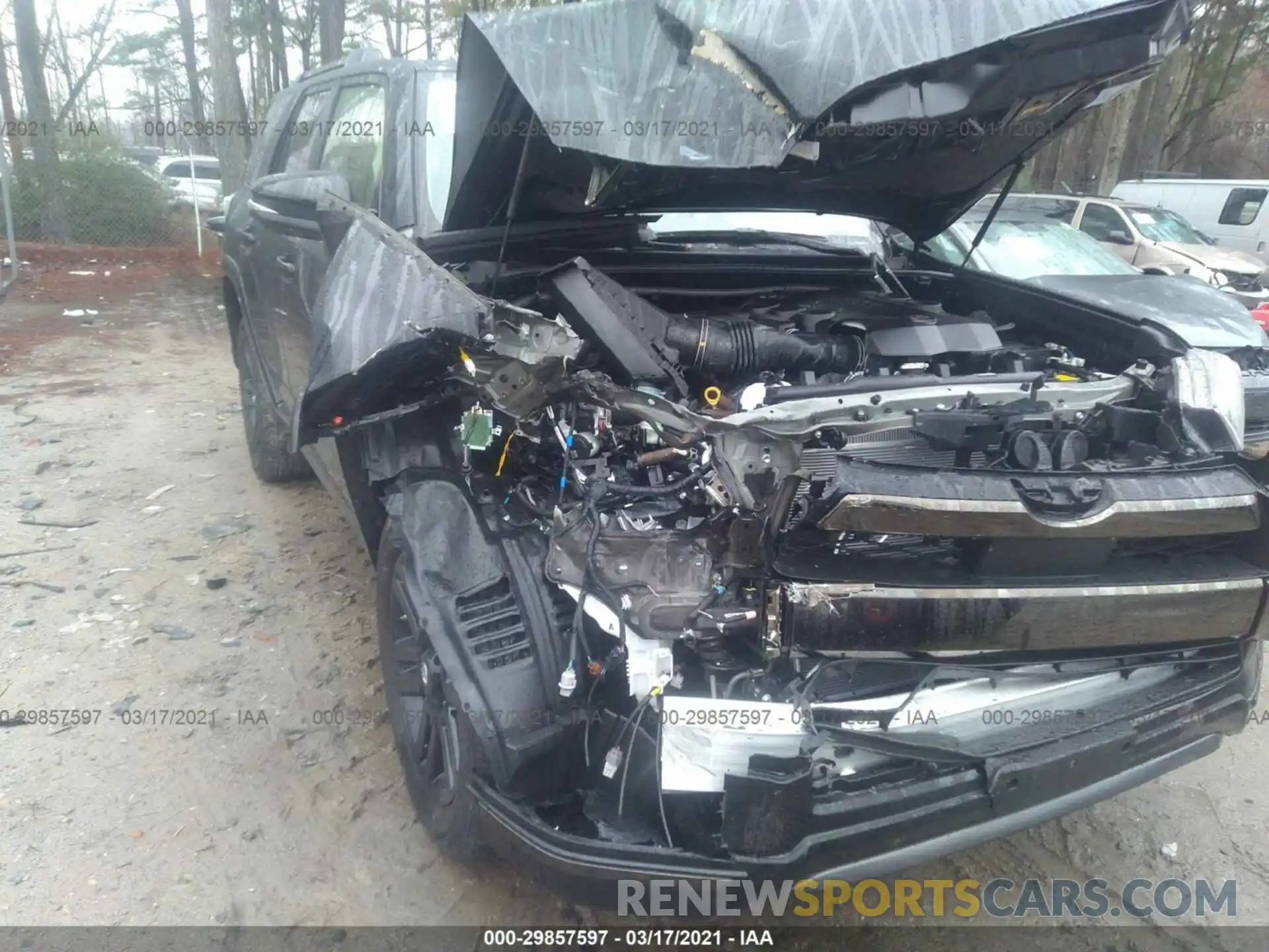 6 Photograph of a damaged car JTEJU5JR2M5868380 TOYOTA 4RUNNER 2021