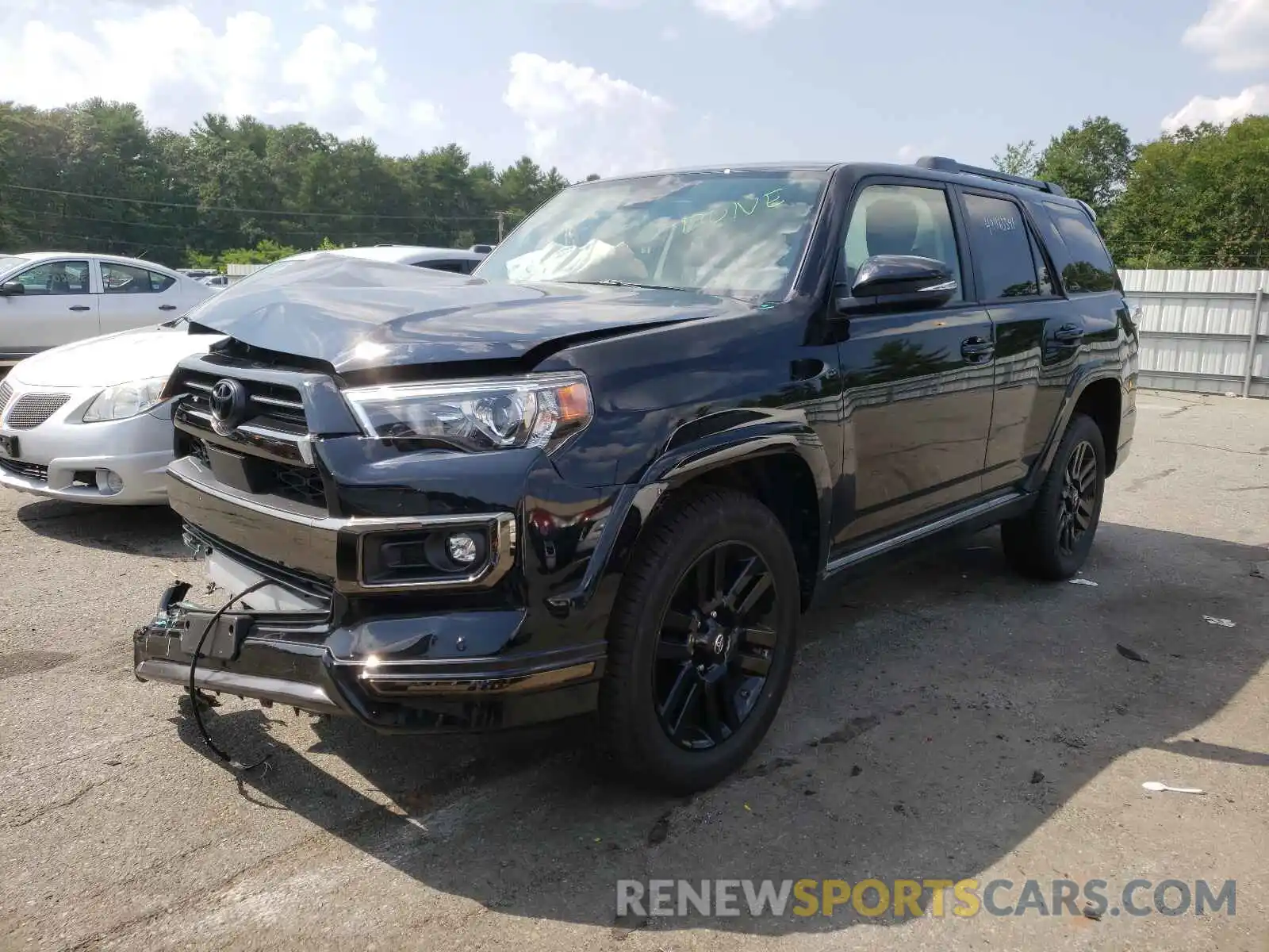 2 Photograph of a damaged car JTEJU5JR2M5896065 TOYOTA 4RUNNER 2021