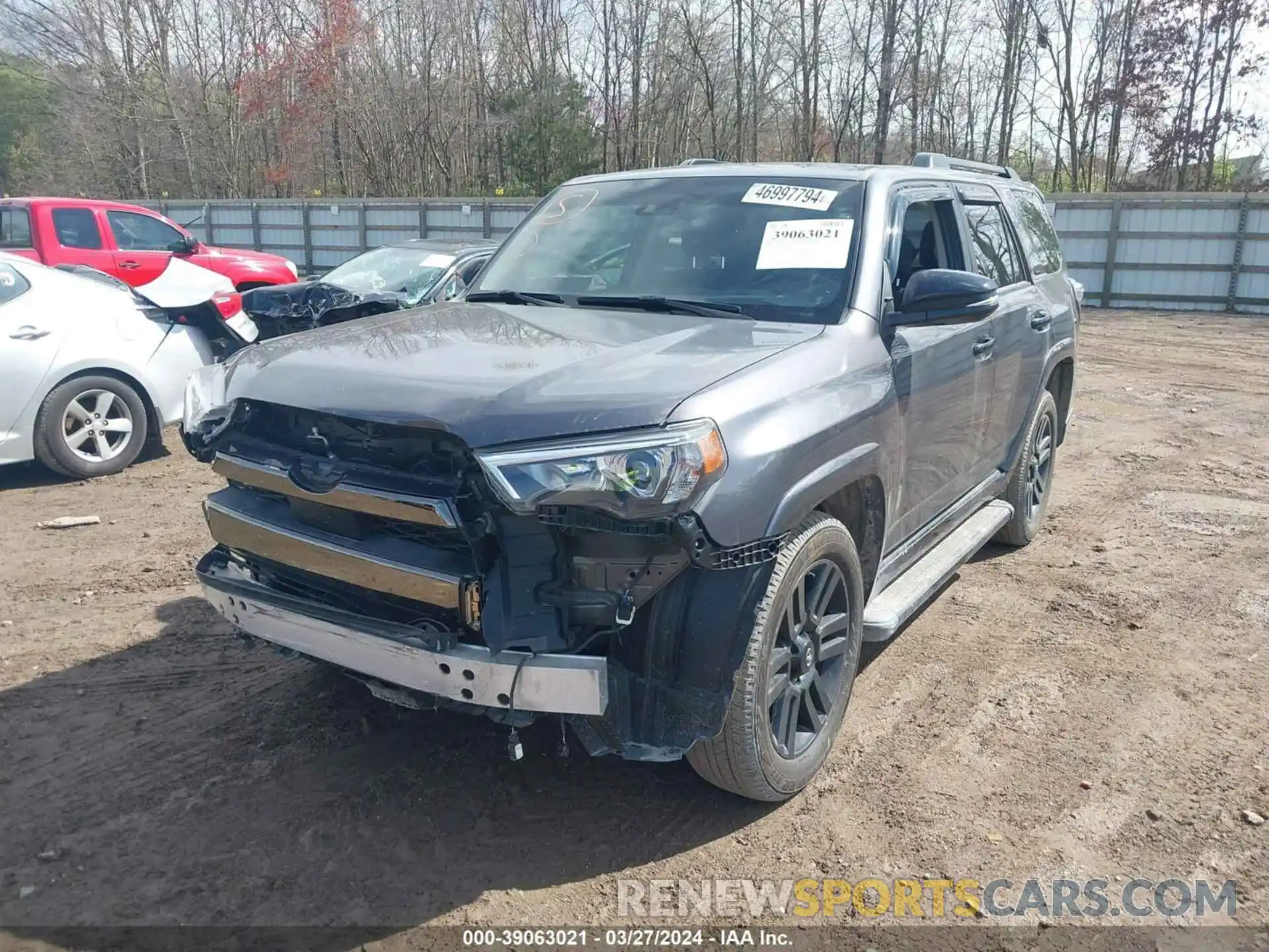 2 Photograph of a damaged car JTEJU5JR2M5949640 TOYOTA 4RUNNER 2021