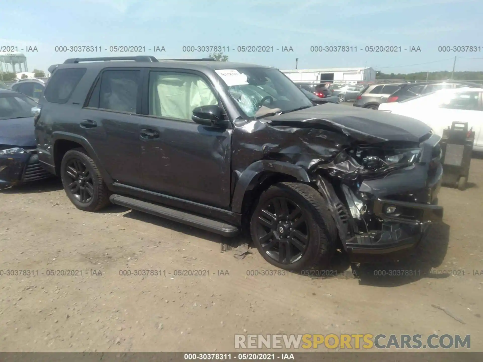 1 Photograph of a damaged car JTEJU5JR3M5871207 TOYOTA 4RUNNER 2021