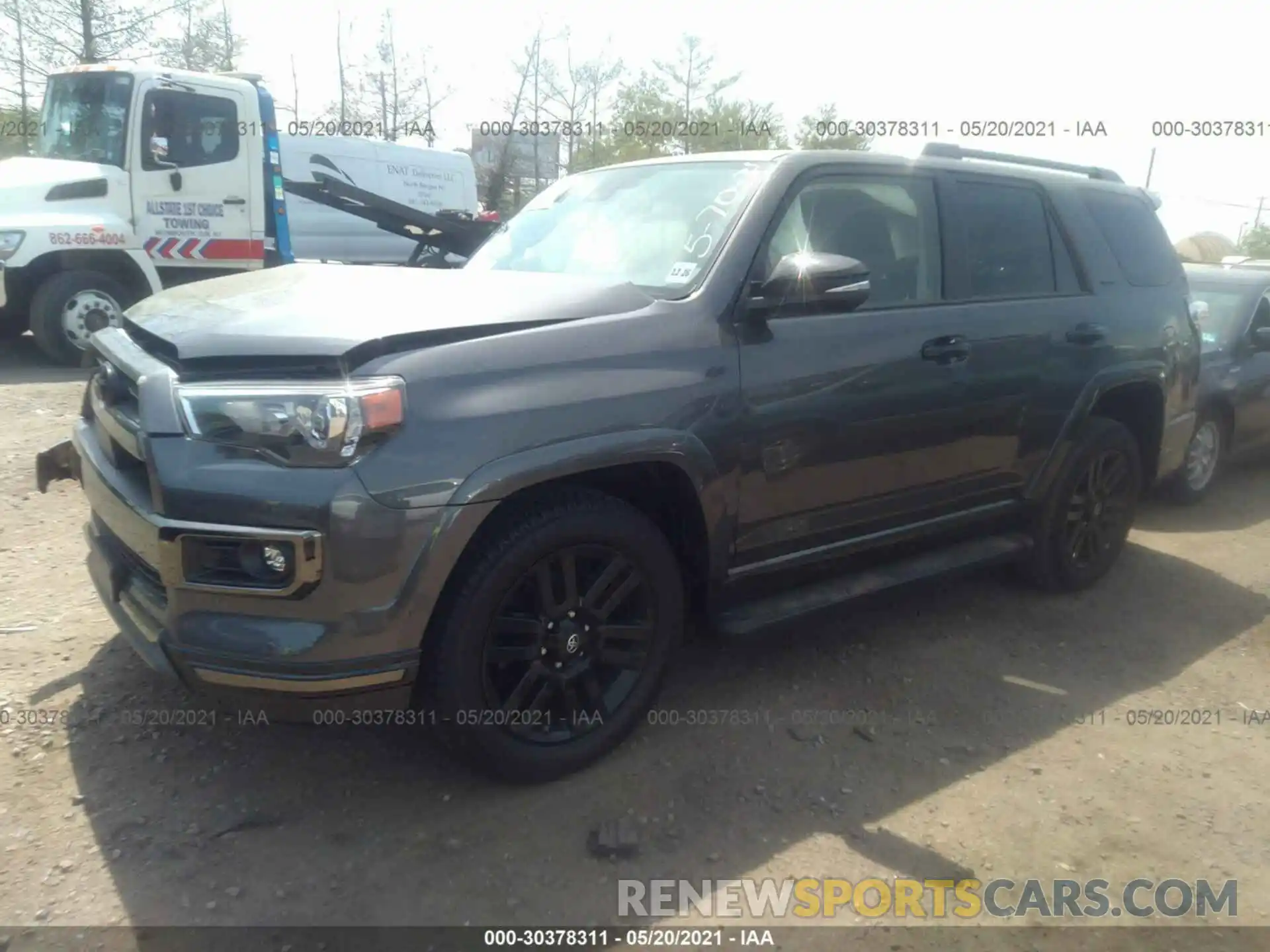 2 Фотография поврежденного автомобиля JTEJU5JR3M5871207 TOYOTA 4RUNNER 2021