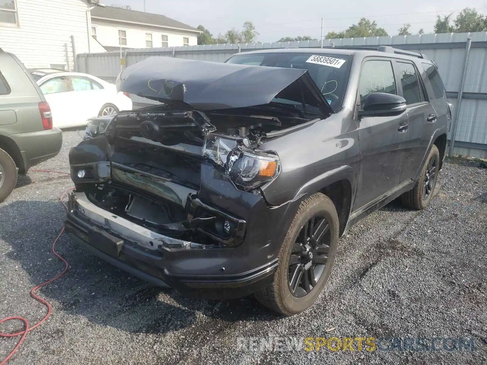 2 Photograph of a damaged car JTEJU5JR4M5859521 TOYOTA 4RUNNER 2021