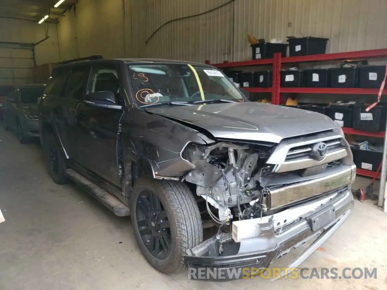 1 Photograph of a damaged car JTEJU5JR4M5861110 TOYOTA 4RUNNER 2021