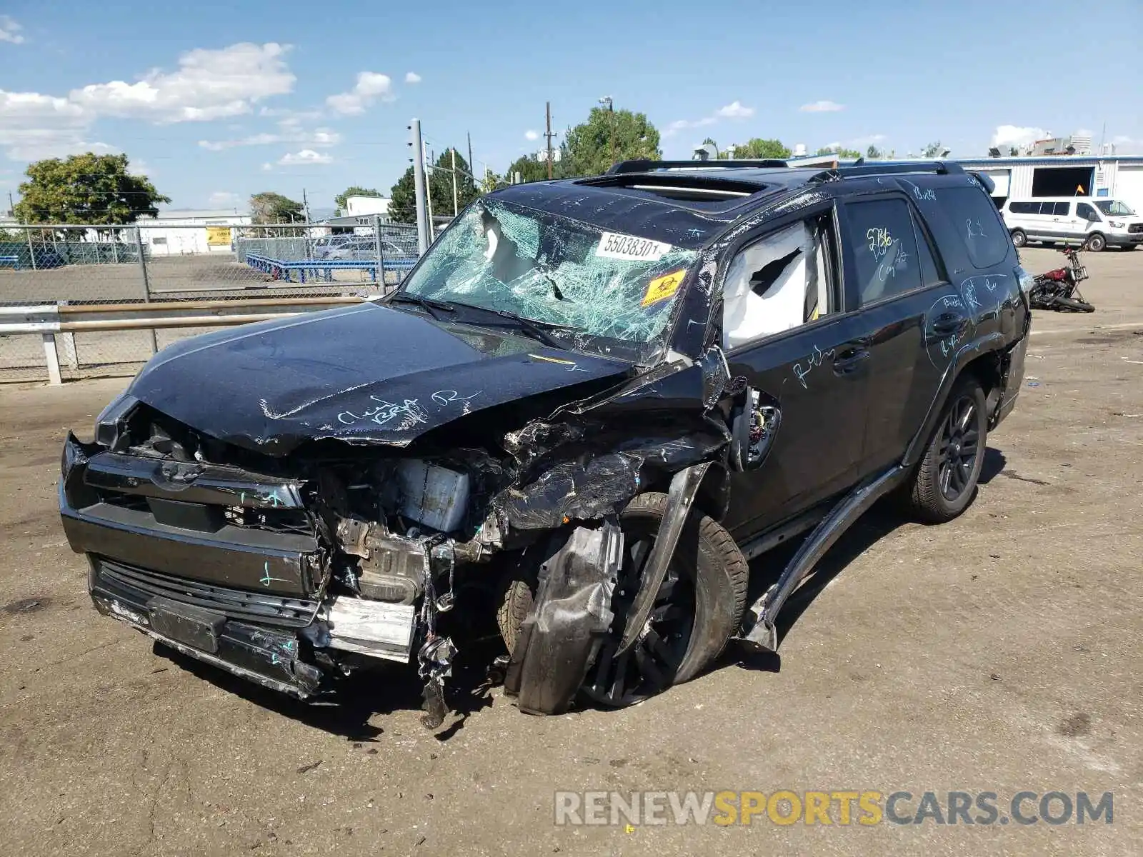 2 Photograph of a damaged car JTEJU5JR4M5881888 TOYOTA 4RUNNER 2021