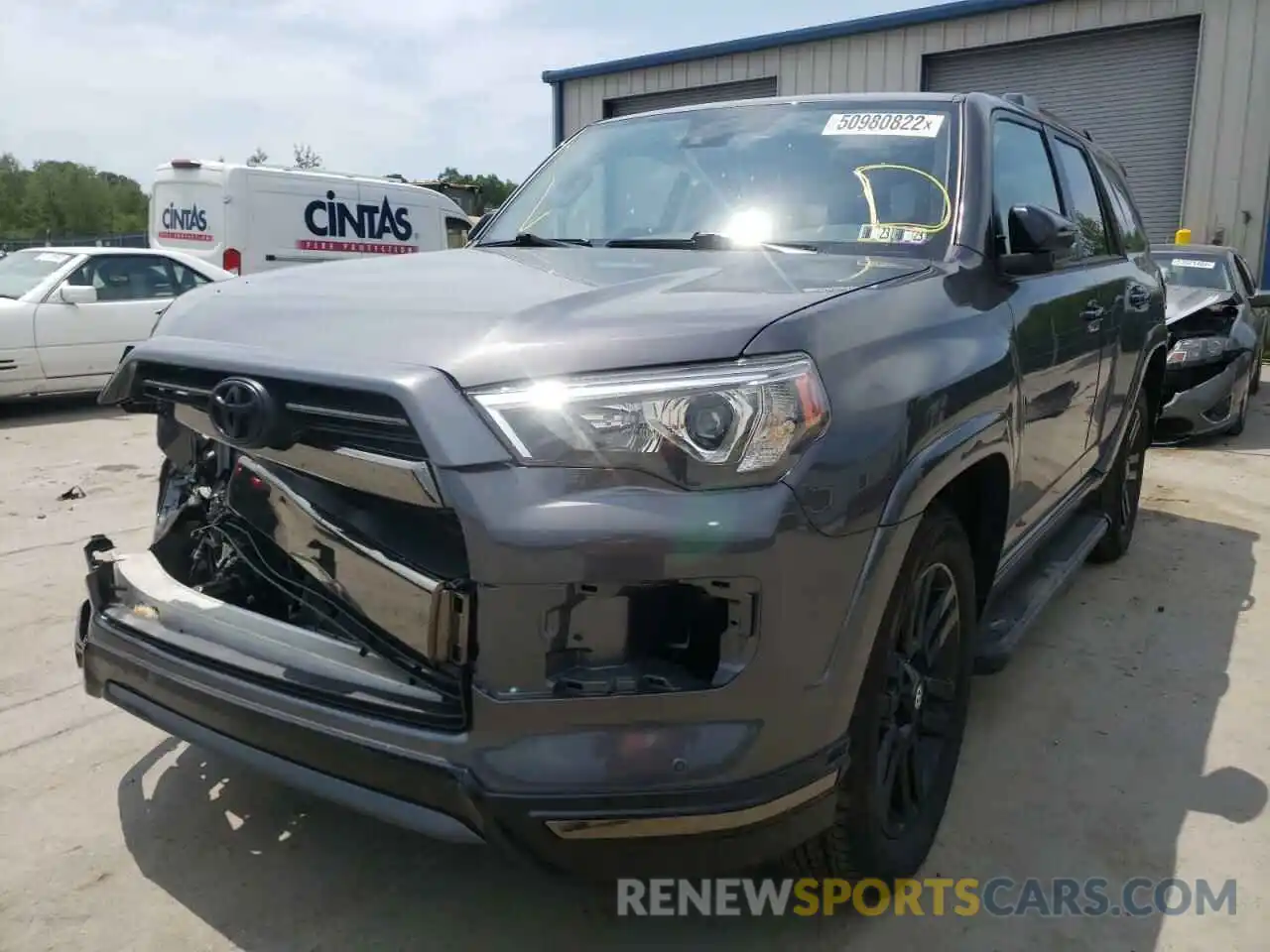 2 Photograph of a damaged car JTEJU5JR4M5952362 TOYOTA 4RUNNER 2021